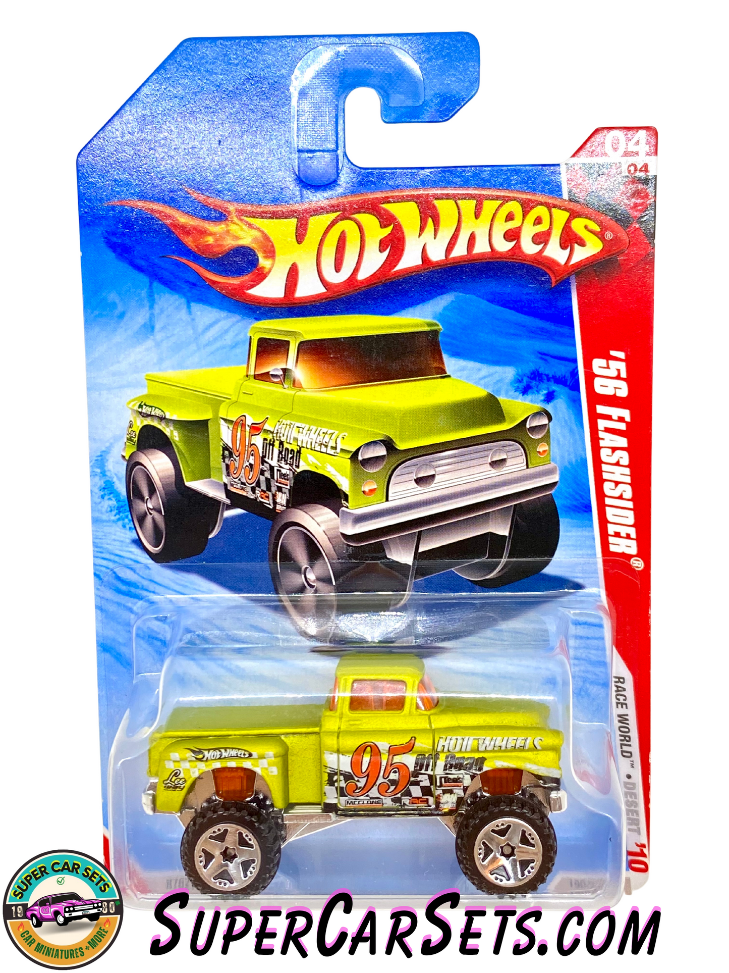 Hot Wheels (VINTAGE) (Year Launched 2010) Race World Desert '10 (4/4) (190/214) - ’56 Flashsider