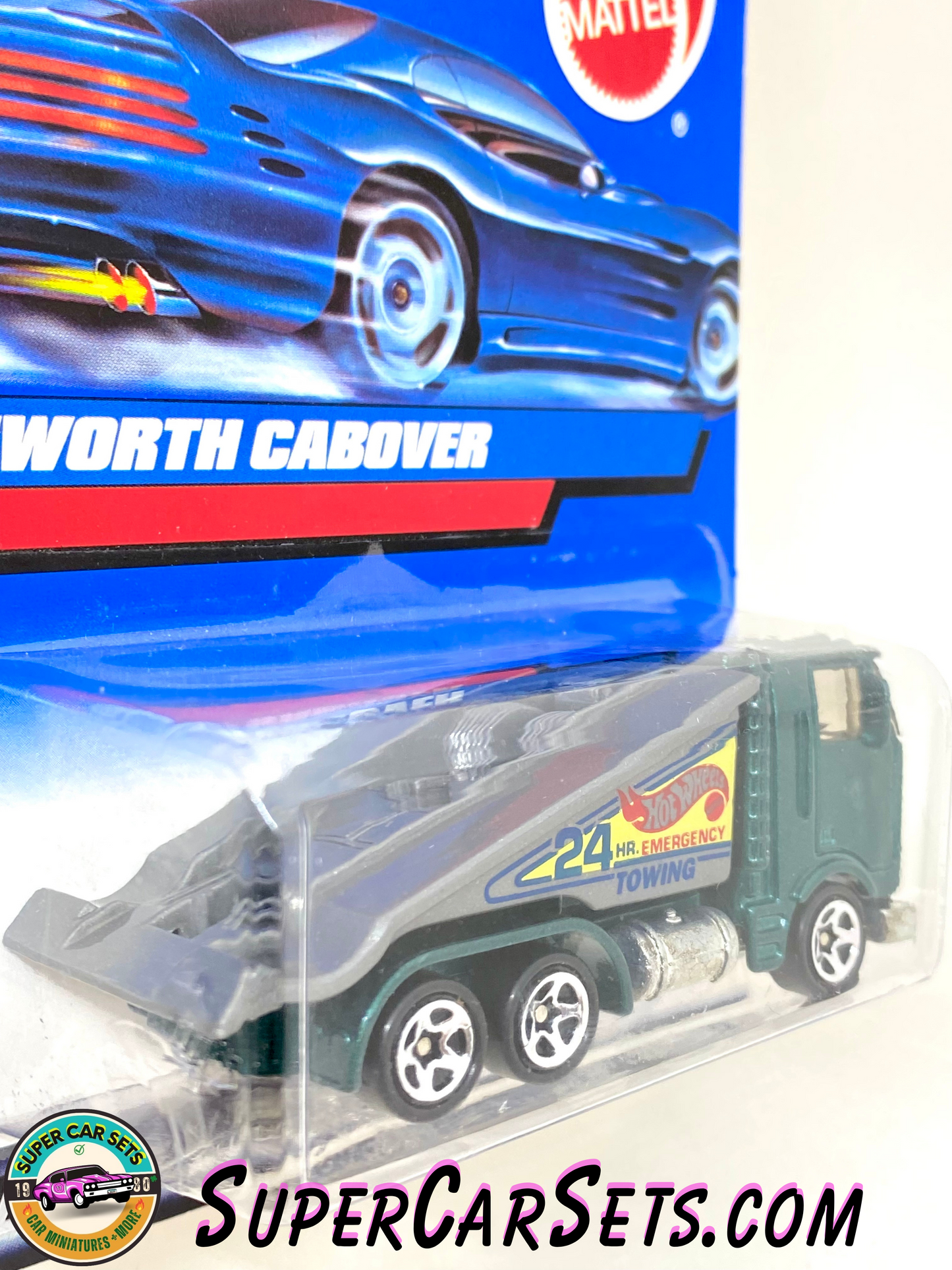 Hot Wheels (Year launched 1998) Kenworth Cabover (#19943) (card slightly bent)