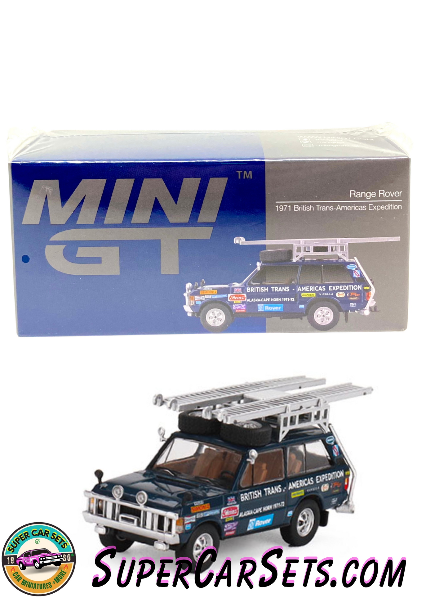 MINI GT (#542) Range Rover 1971 British Trans-Americas Expedition