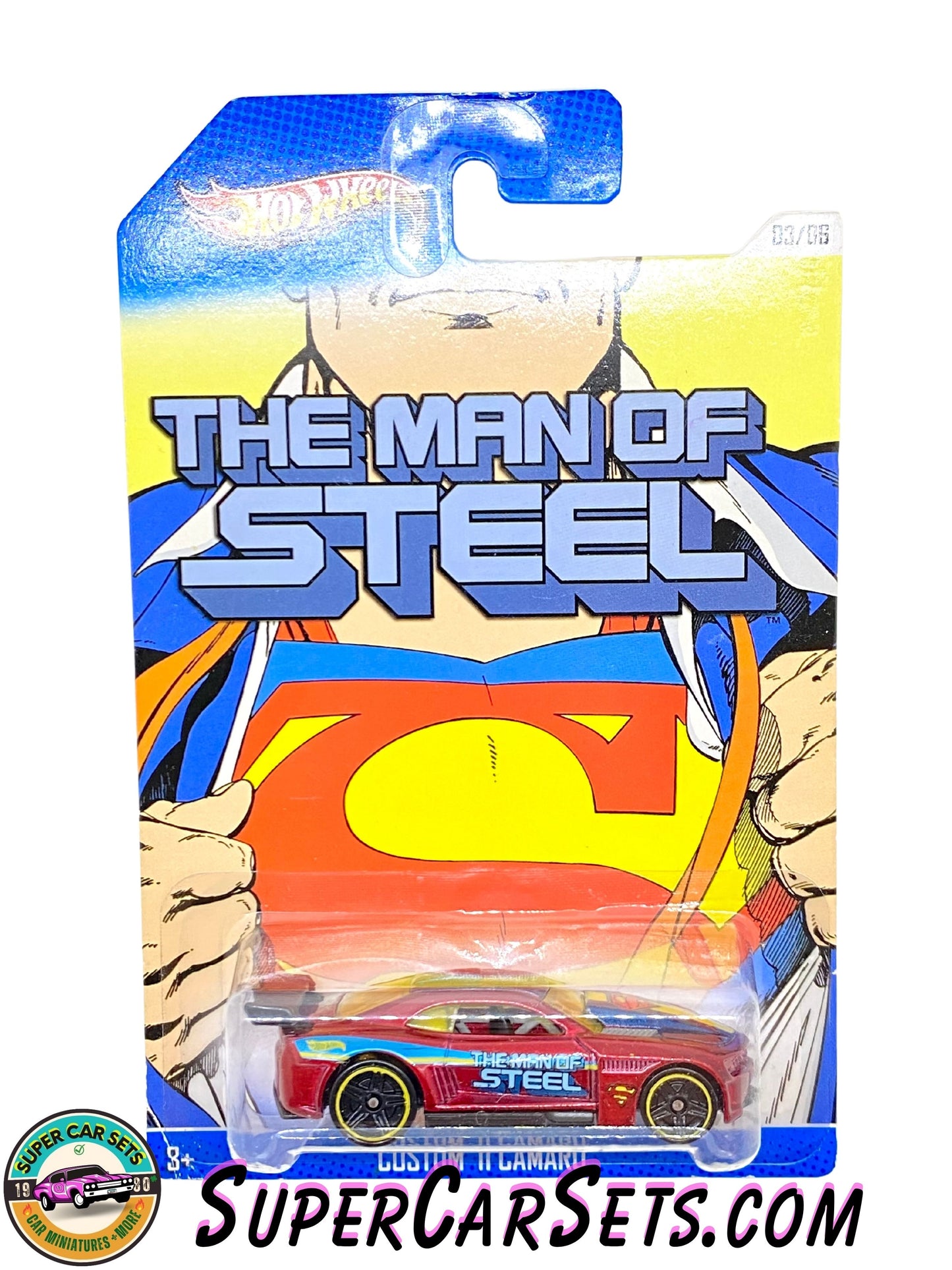 Hot Wheels - Superman series (3/6) - Custom ’11 Camaro (“The Man of Steel”) (card aged)