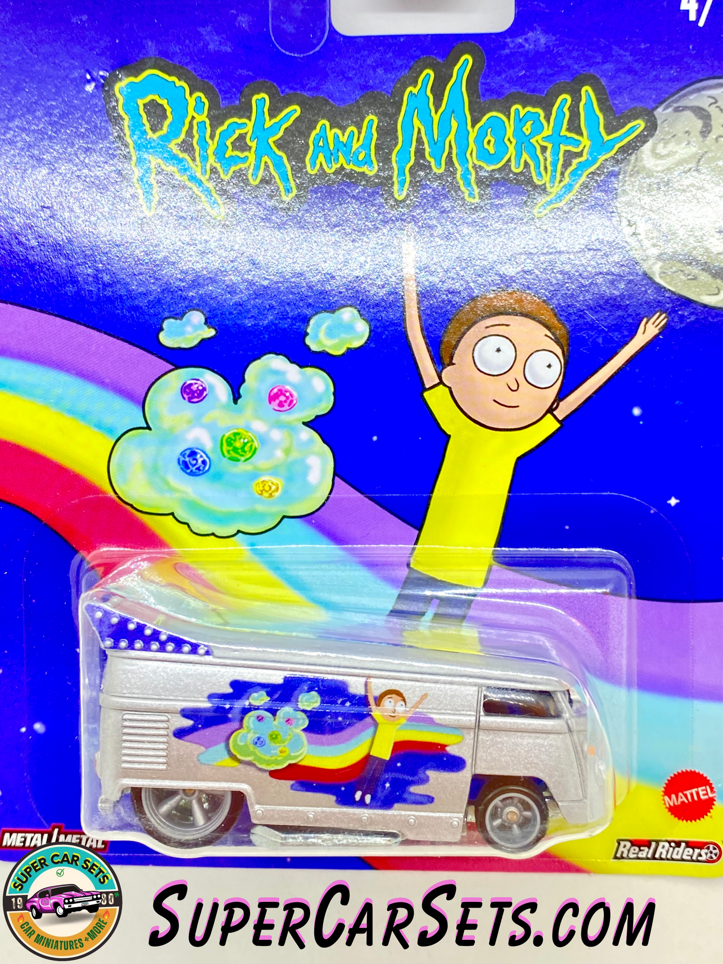 Rick and Morty (4/5) - Volkswagen Drag Bus - Hot Wheels Premium