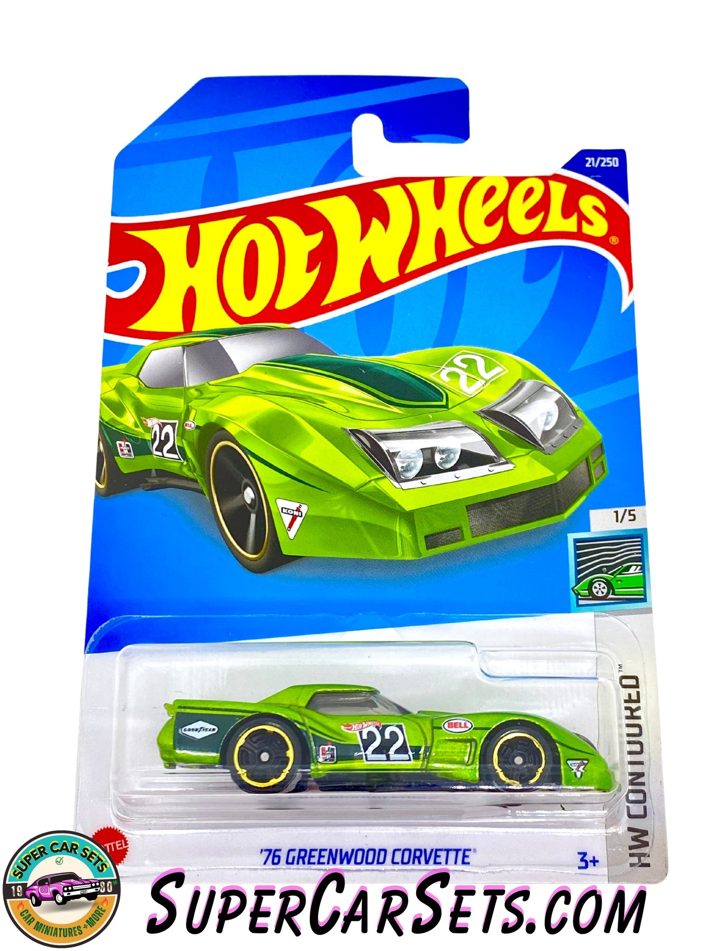 76 Greenwood Corvette - Hot Wheels - HW Contoured 2022 (1/5) (21/250)