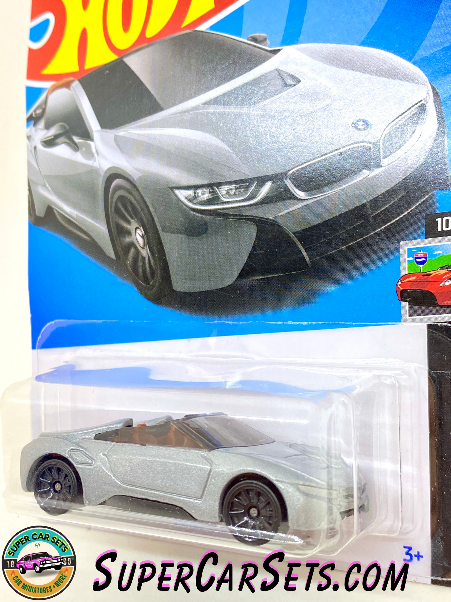 BMW i8 Roadster (silver colour) - Hot Wheels HW Roadsters - 2023 (10/10) (156/250)