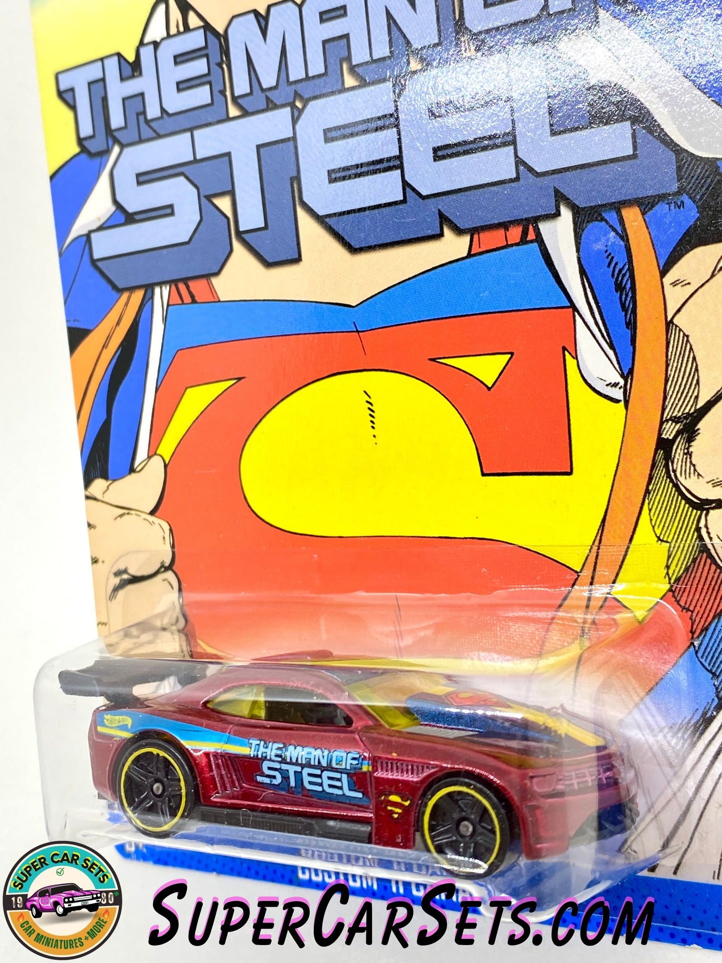 Hot Wheels - Superman series (3/6) - Custom ’11 Camaro (“The Man of Steel”) (card aged)