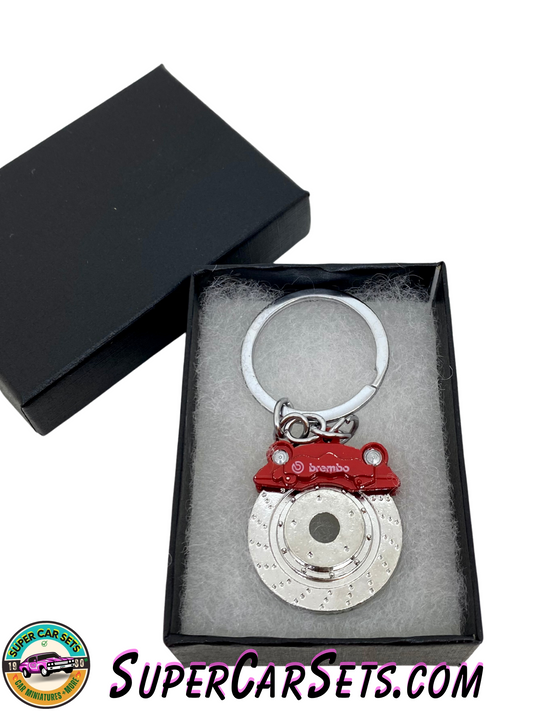 Keychain disk brake - red colour