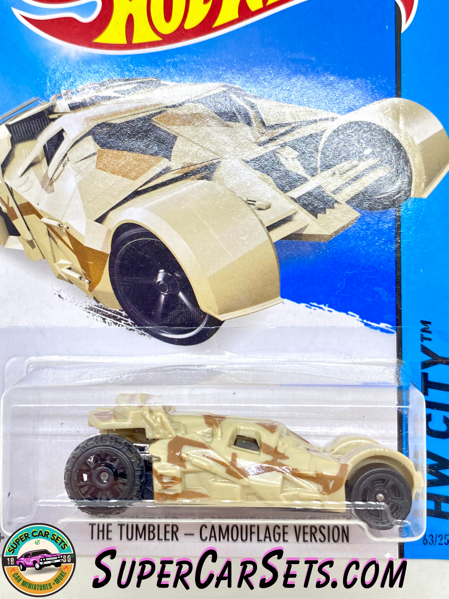 Hot Wheels (VINTAGE) HW City 2014 (63/250) - The Tumbler - Camouflage Version (Batman The Dark Knight Trilogy)