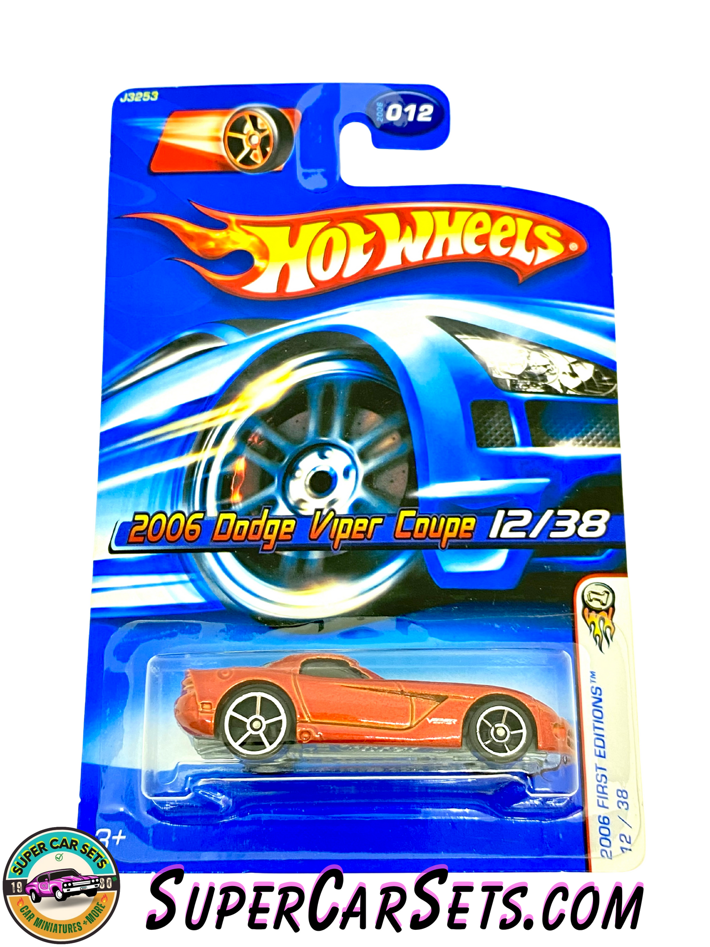 Hot Wheels (VINTAGE) (Year launched 2006) - 2006 First Editions (12/38) (J3253) - 2006 Dodge Viper Coupe