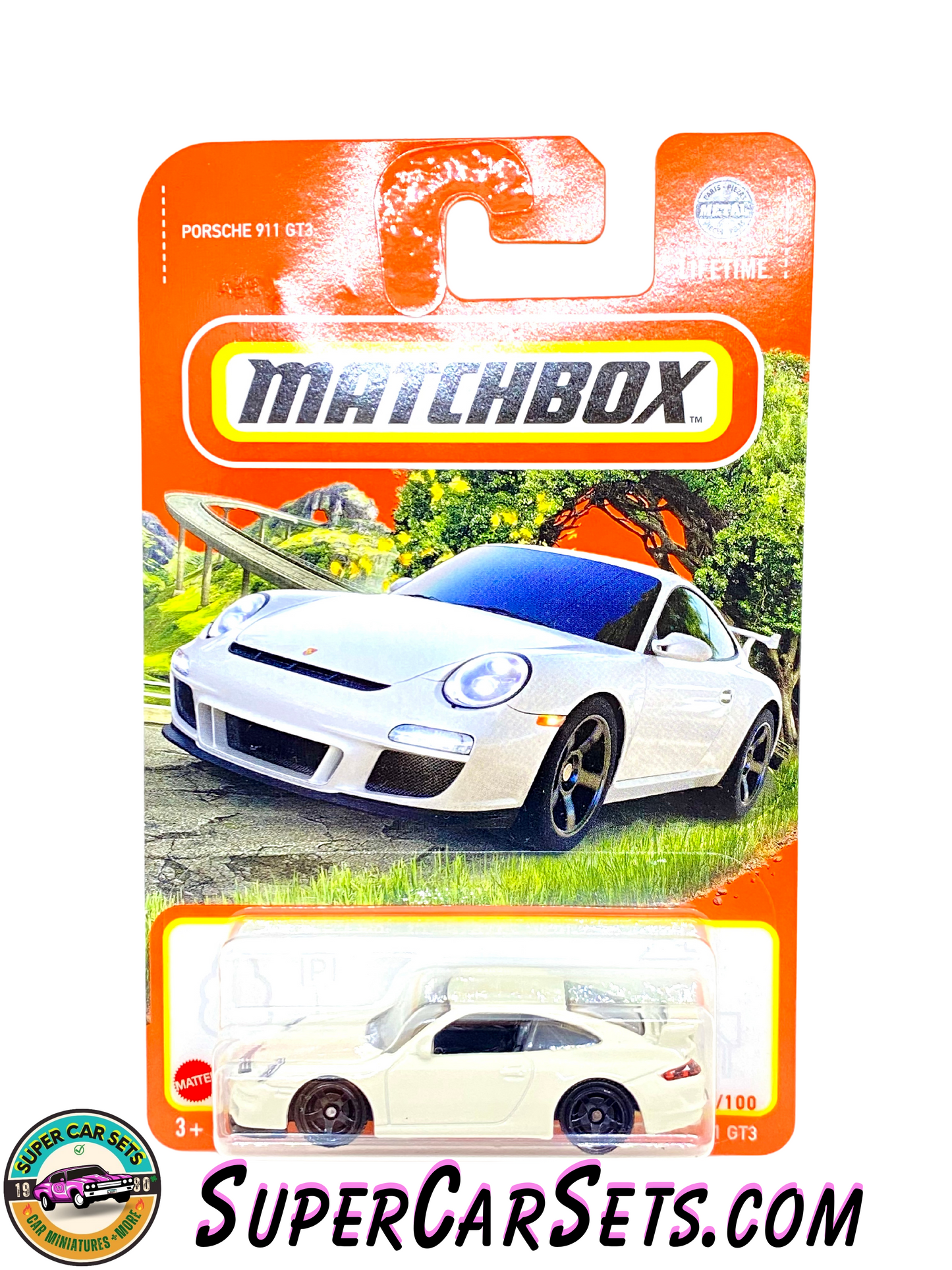 Porsche 911 GT3 (73/100) (white colour) - Matchbox