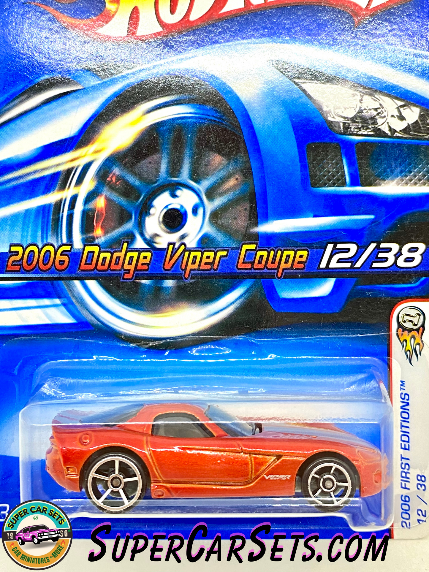 Hot Wheels (VINTAGE) (Year launched 2006) - 2006 First Editions (12/38) (J3253) - 2006 Dodge Viper Coupe