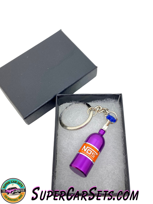 Keychain Nitro - purple colour