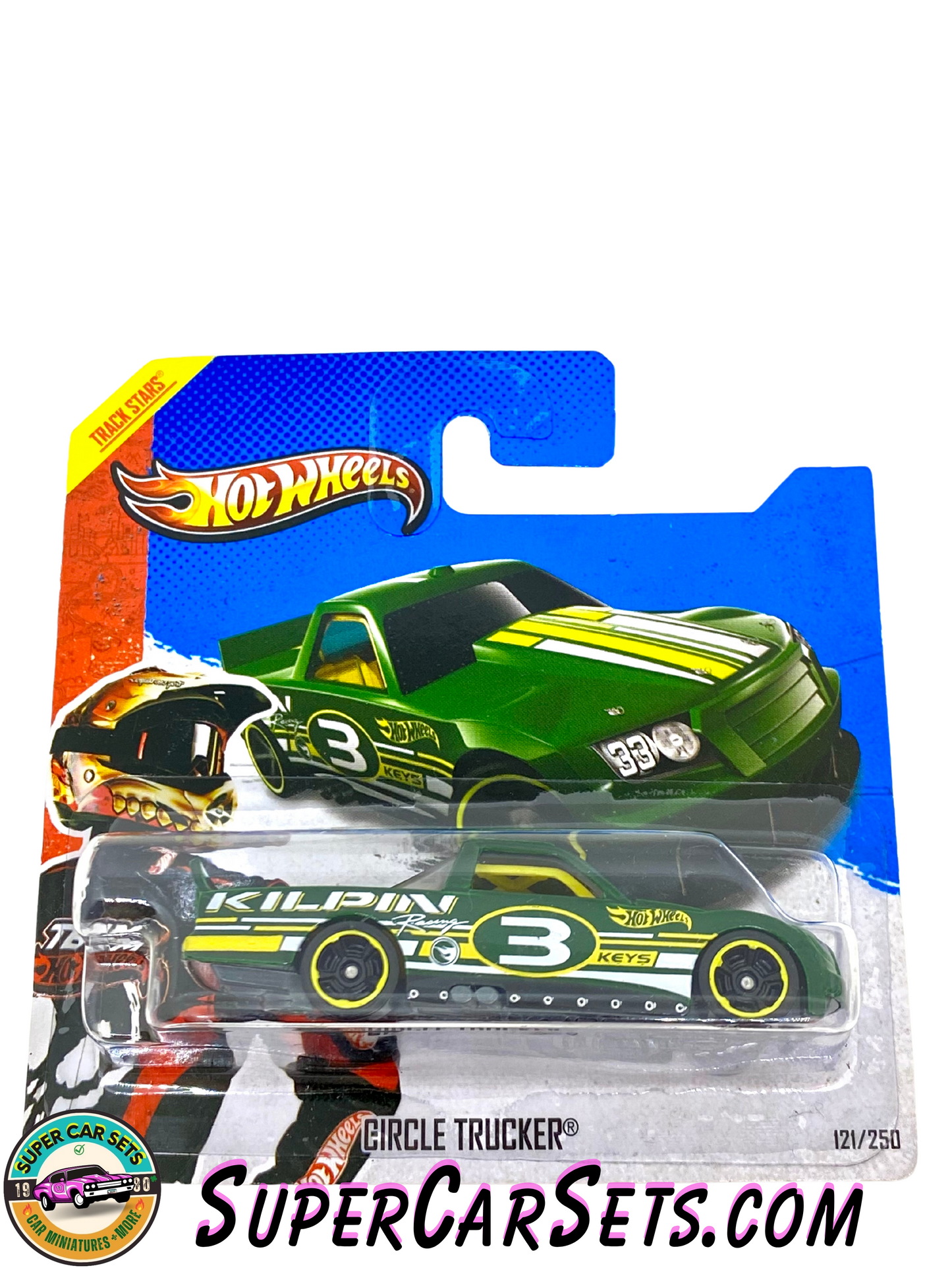 TREASURE HUNT - Hot Wheels HW Racing 2013 (121/250) Circle Trucker