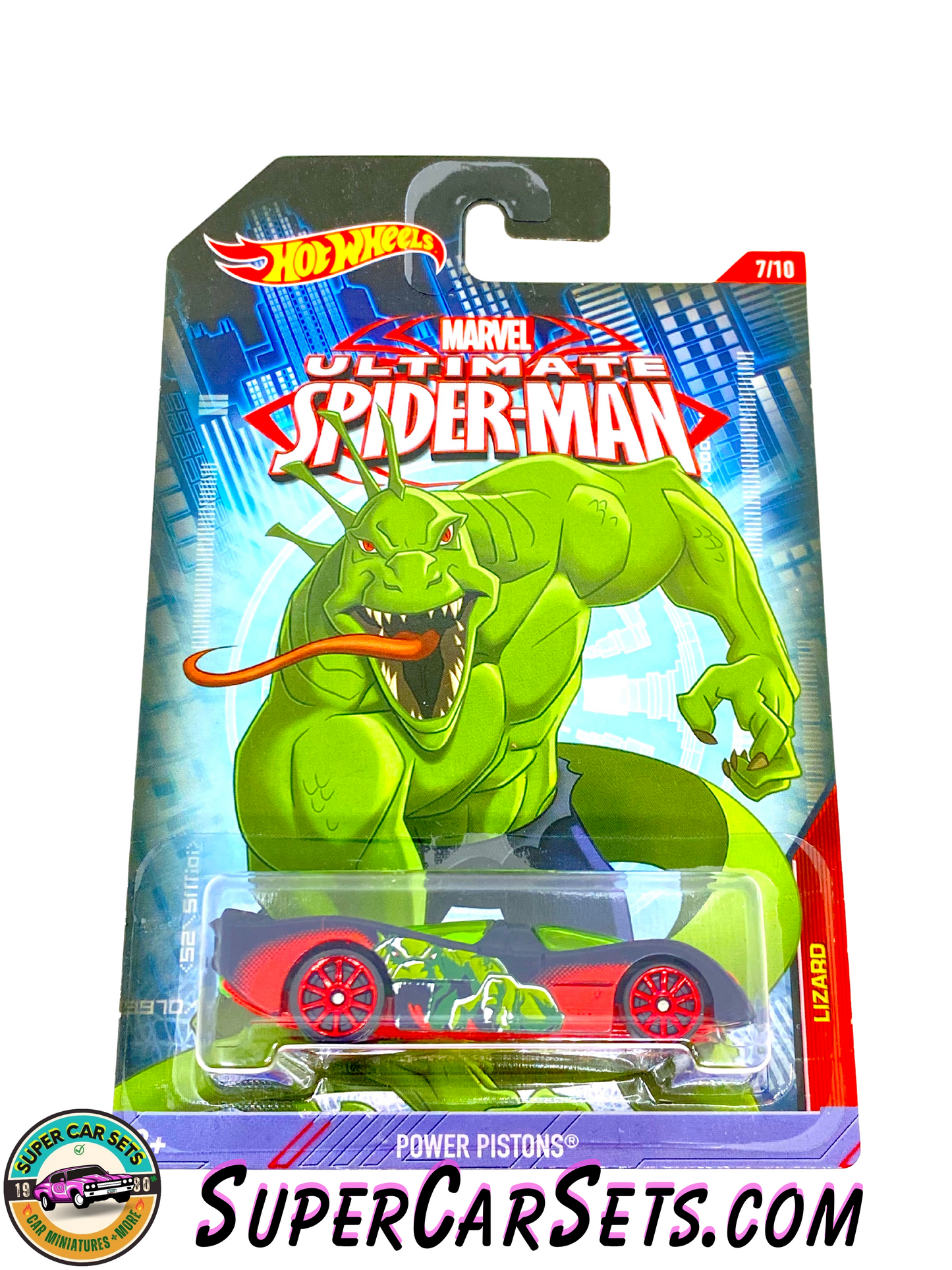 Lizard - Power Pistons - Hot Wheels Marvel Ultimate Spider-Man (7/10)