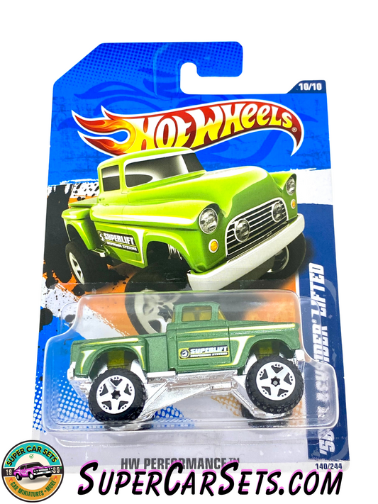 Hot Wheels (VINTAGE) (Year Launched 2011) HW Performance - ’56 Flashsider Lifted (10/10) (140/244) (card slightly bent)