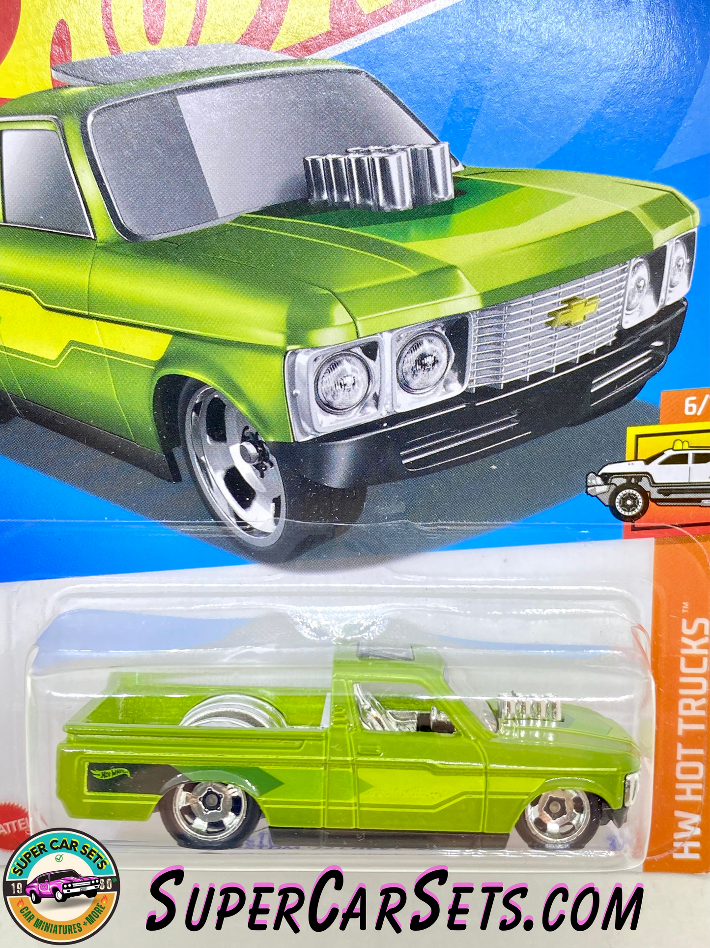 Custom ’72 Chevy Luv (green colour) - Hot Wheels HW Hot Trucks - 2024 (6/10) (118/250)