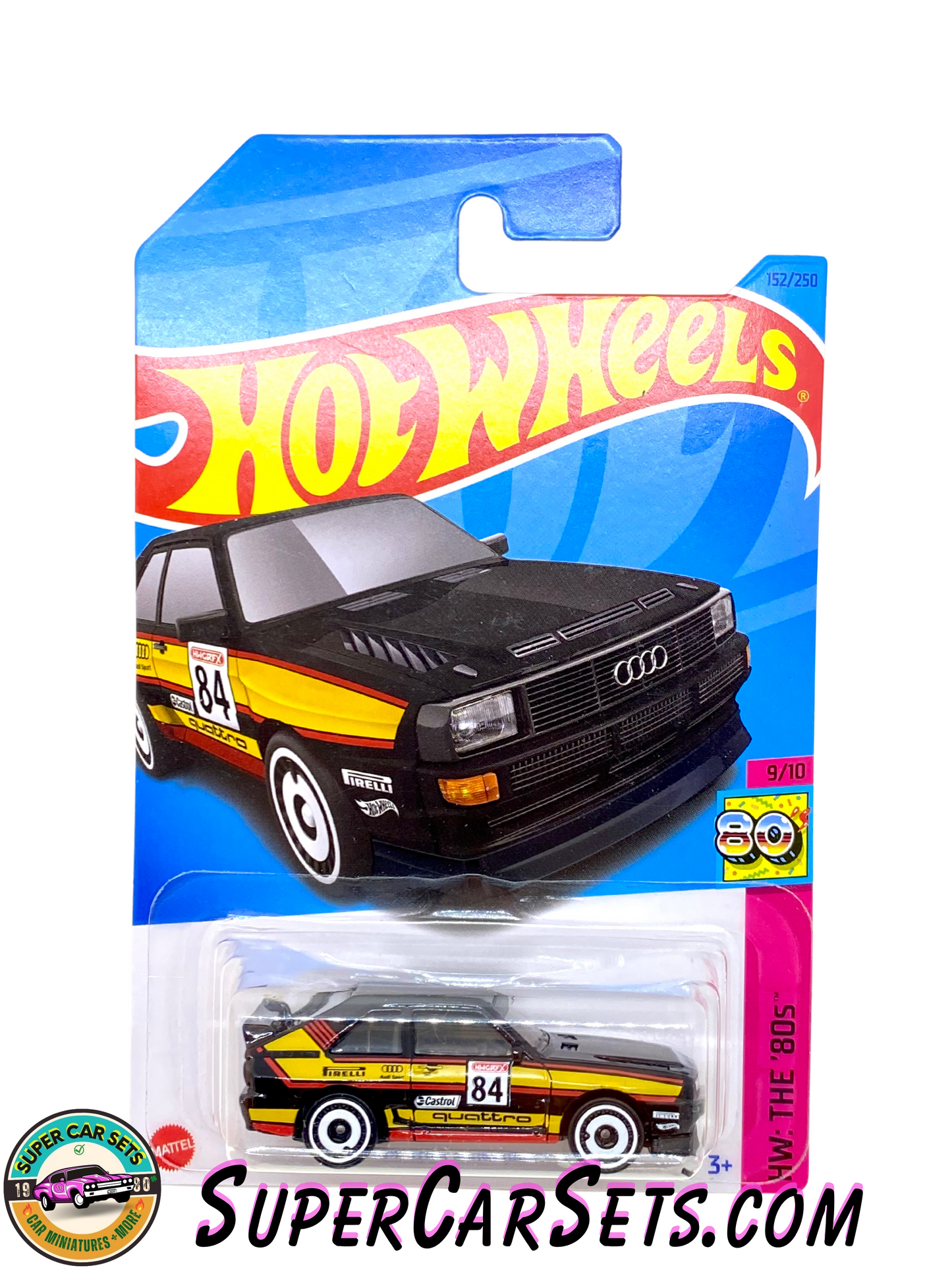 84 Audi Sport Quattro (black colour) - Hot Wheels HW: The ‘80s - 2023 (9/10) (152/250)