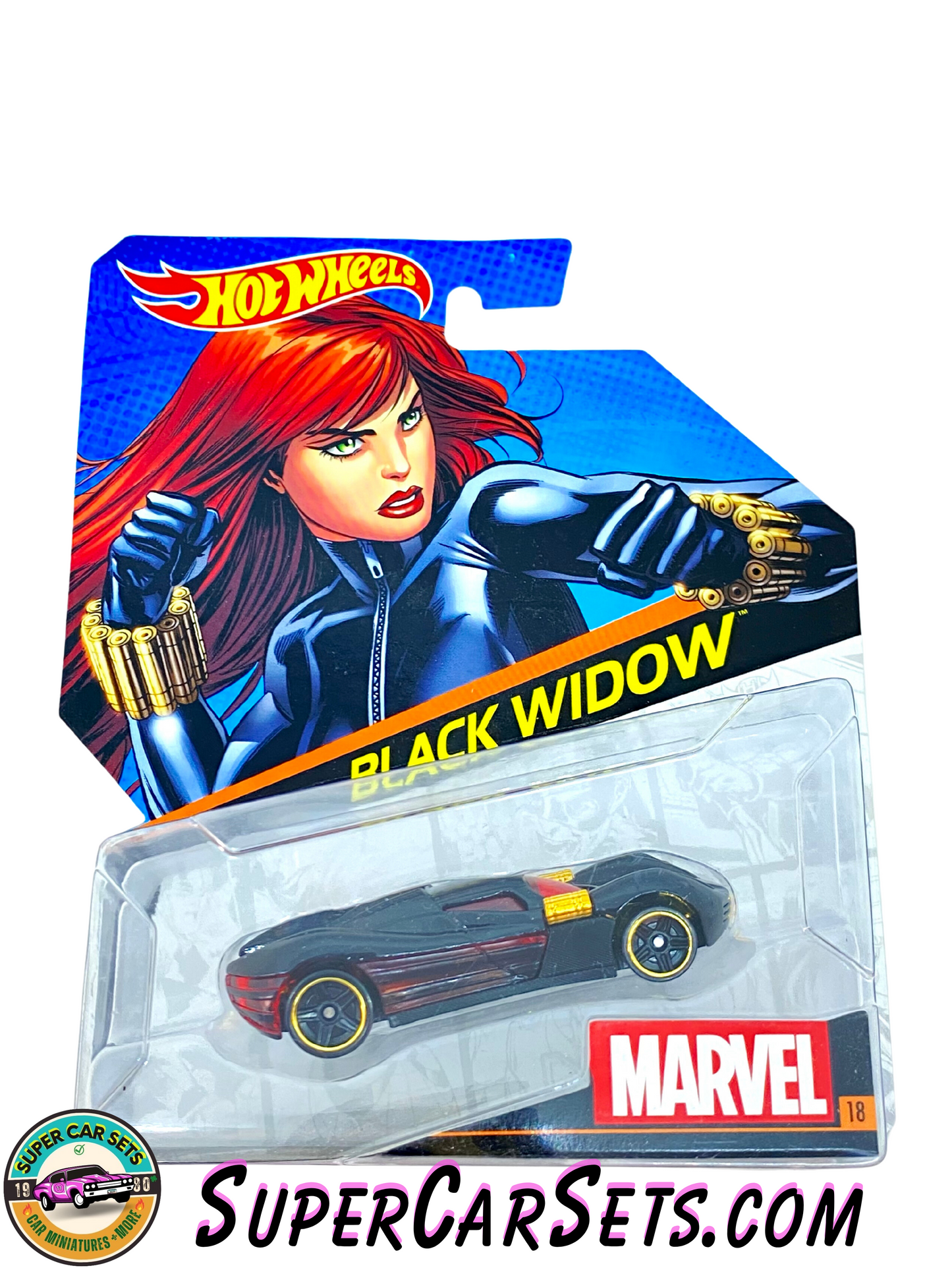 Marvel (#18) Black Widow - Hot Wheels