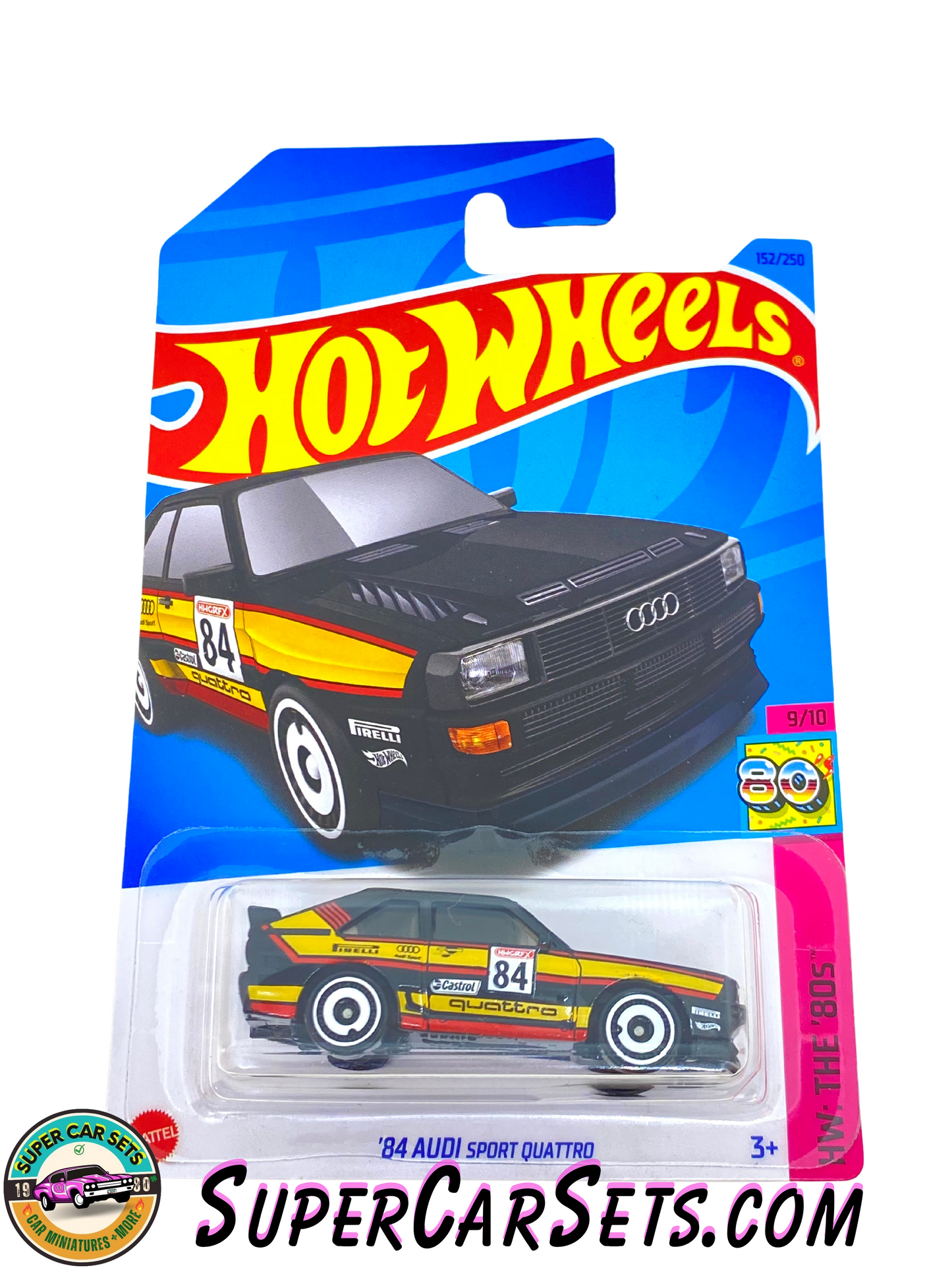 84 Audi Sport Quattro (black colour) - Hot Wheels HW: The ‘80s - 2023 (9/10) (152/250)