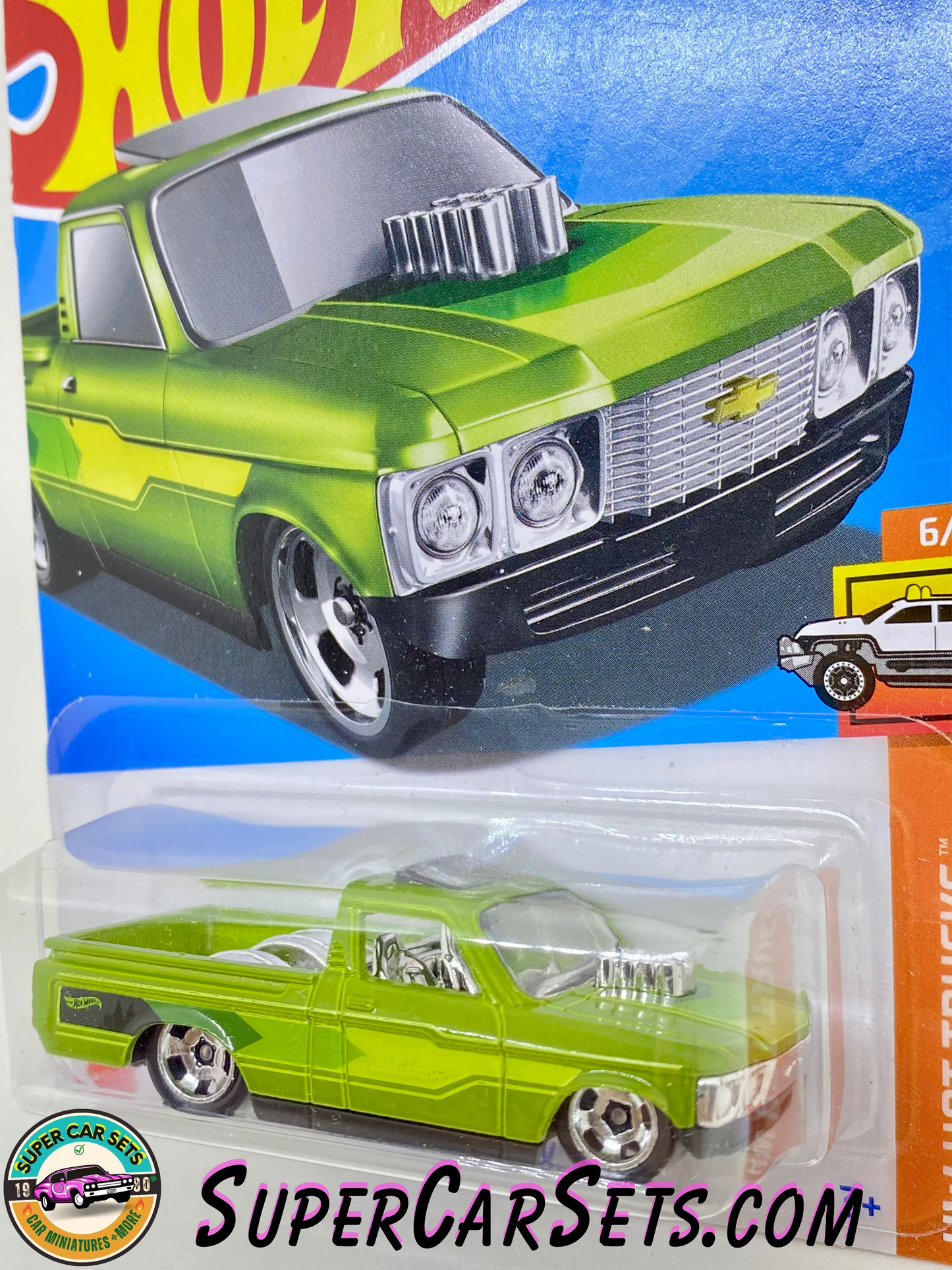 Custom ’72 Chevy Luv (green colour) - Hot Wheels HW Hot Trucks - 2024 (6/10) (118/250)