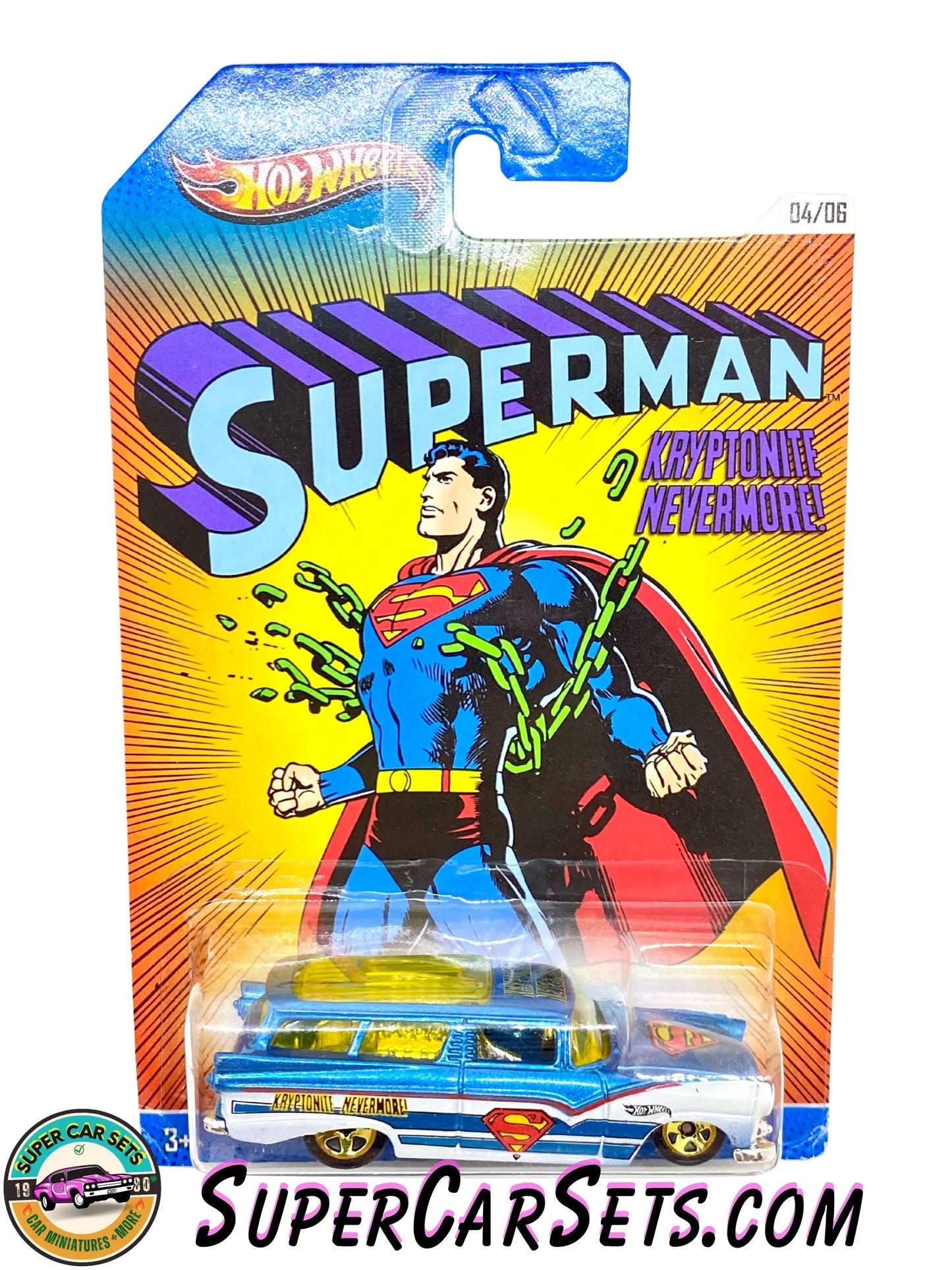 Hot Wheels - Superman series (4/6) - 8 Crate (“Kryptonite Nevermore!”) (card aged)