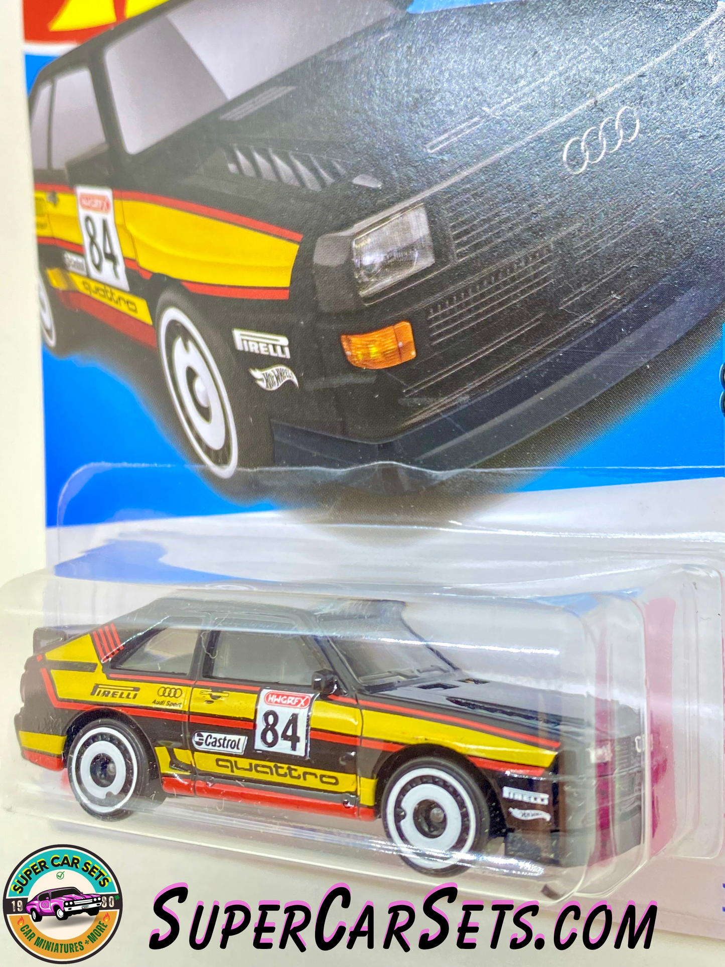 84 Audi Sport Quattro (black colour) - Hot Wheels HW: The ‘80s - 2023 (9/10) (152/250)