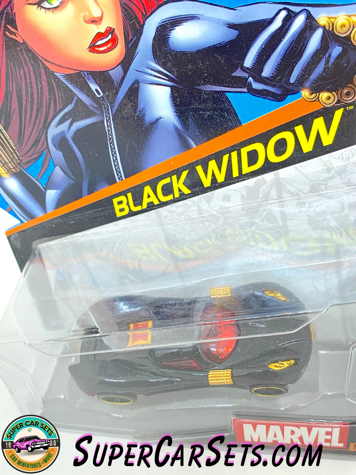 Marvel (#18) Black Widow - Hot Wheels