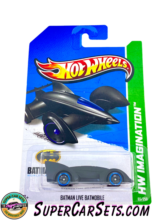 Hot Wheels (VINTAGE) HW Imagination - 2013 (65/250) Batman Live Batmobile (card slightly damaged)