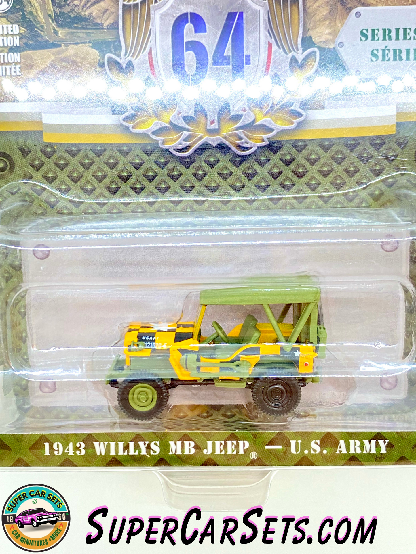 1943 Willys MB Jeep - U.S. Army - Greenlight Battalion 64 Series 1