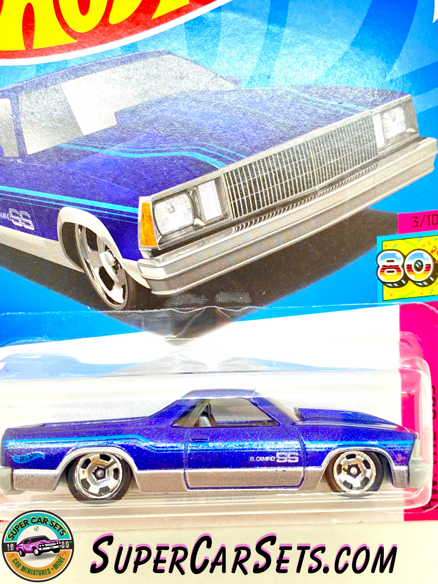 80 El Camino (blue colour) - Hot Wheels HW: The ‘80s - 2023 (3/10)