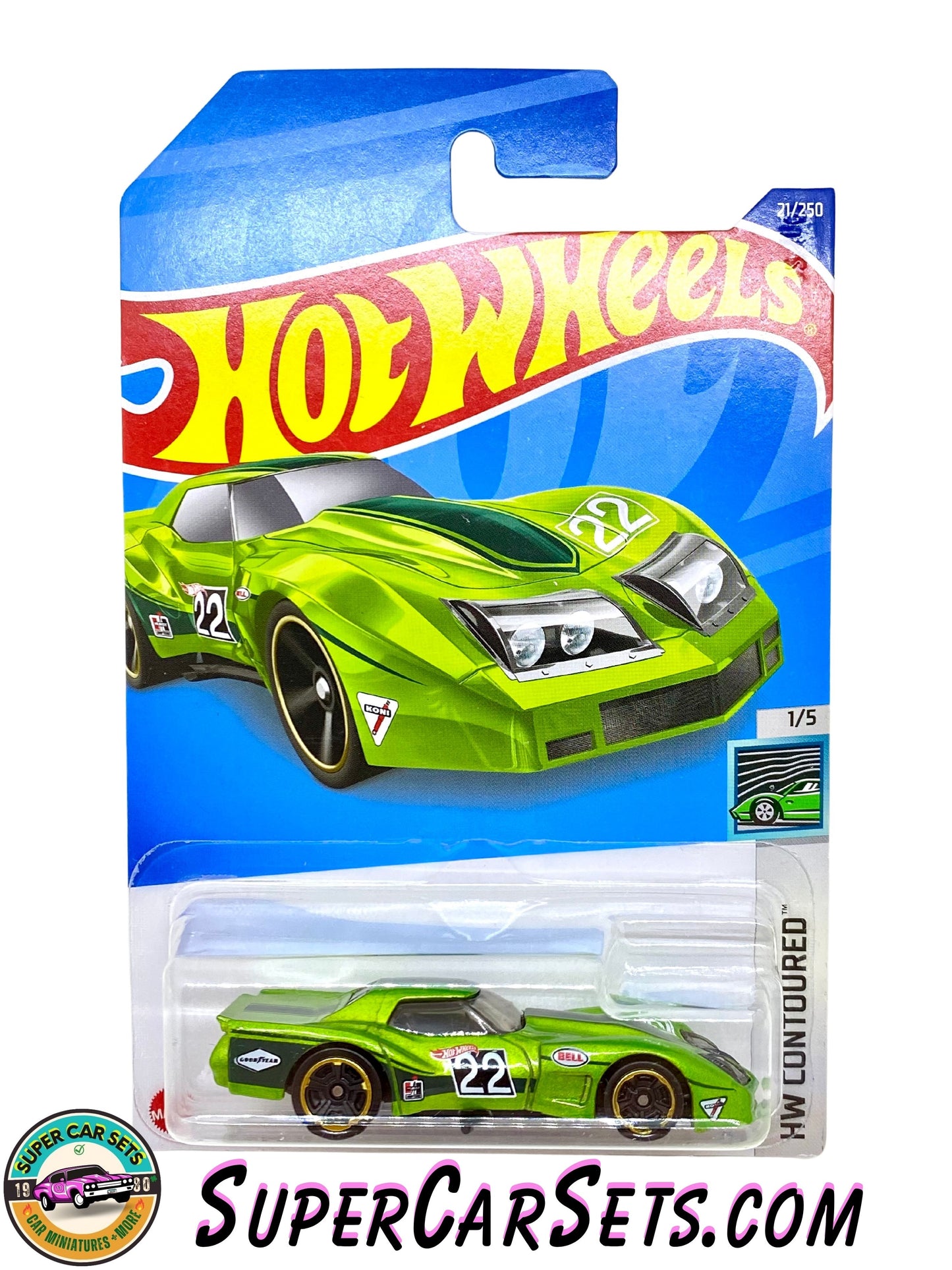 76 Greenwood Corvette - Hot Wheels - HW Contoured 2022 (1/5) (21/250)