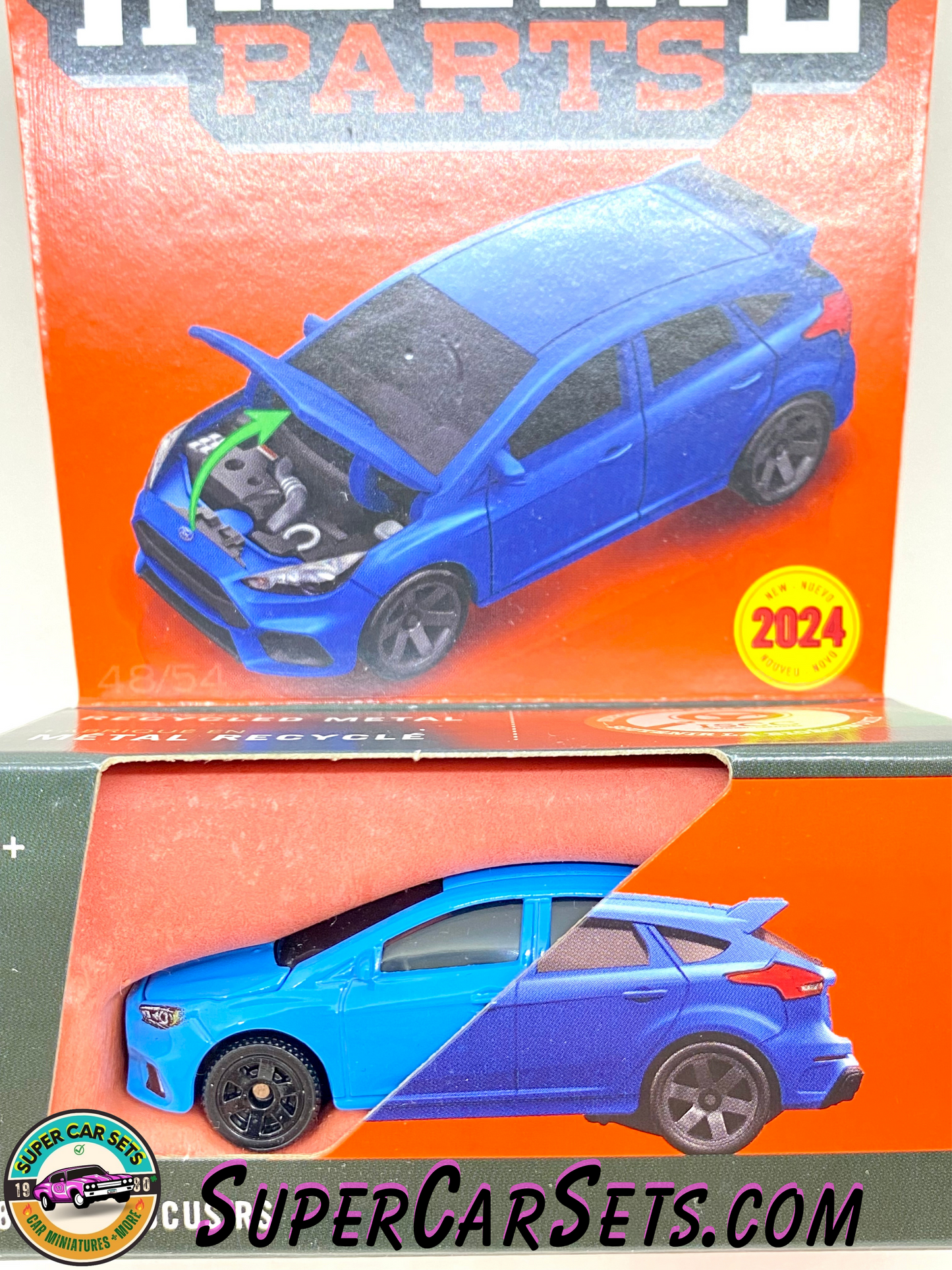 2018 Ford Focus RS (blue colour) - Matchbox Moving Parts