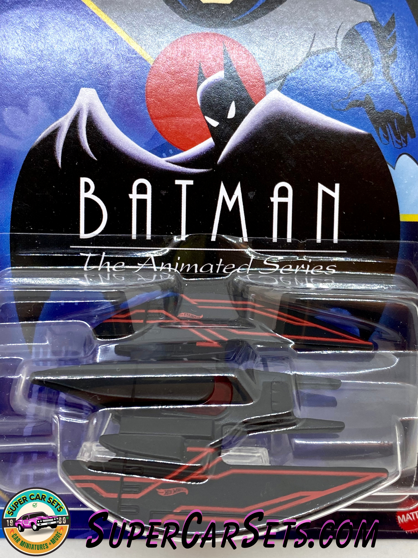 Hot Wheels - DC - Batman - (8/20) - Batplane (with stand)