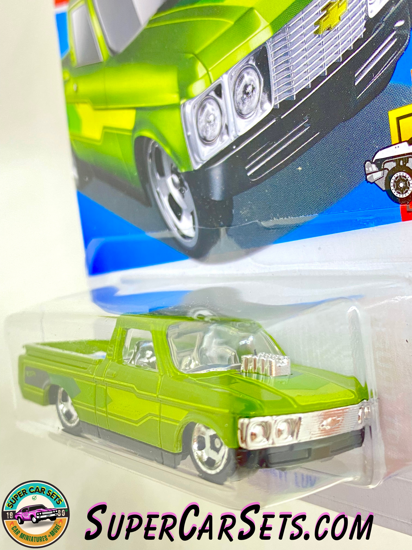 Custom ’72 Chevy Luv (green colour) - Hot Wheels HW Hot Trucks - 2024 (6/10) (118/250)