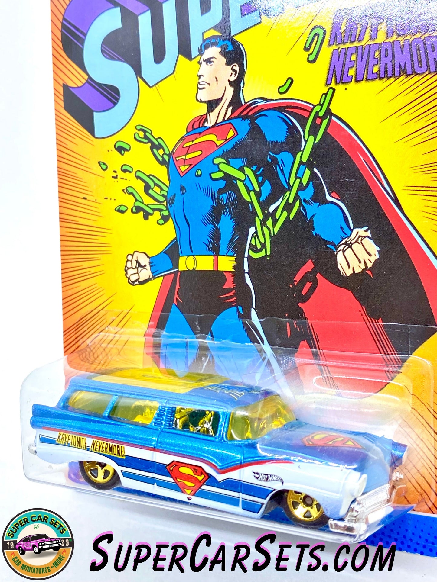 Hot Wheels - Superman series (4/6) - 8 Crate (“Kryptonite Nevermore!”) (card aged)