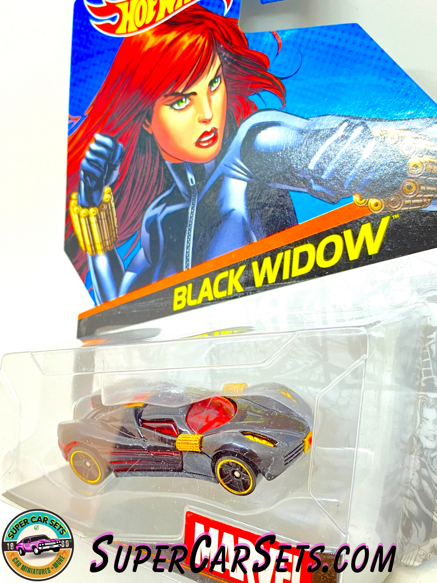 Marvel (#18) Black Widow - Hot Wheels