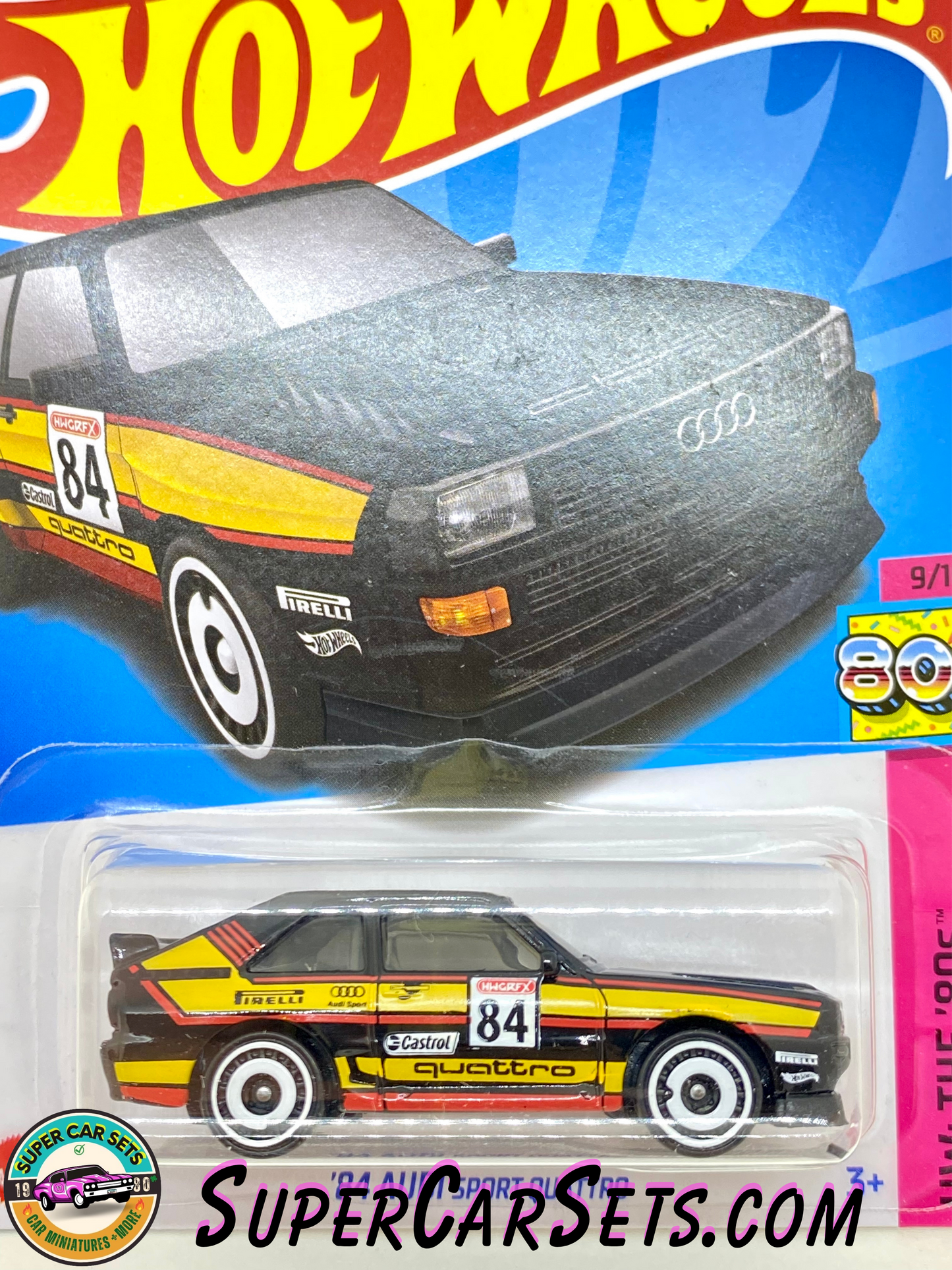 84 Audi Sport Quattro (black colour) - Hot Wheels HW: The ‘80s - 2023 (9/10) (152/250)