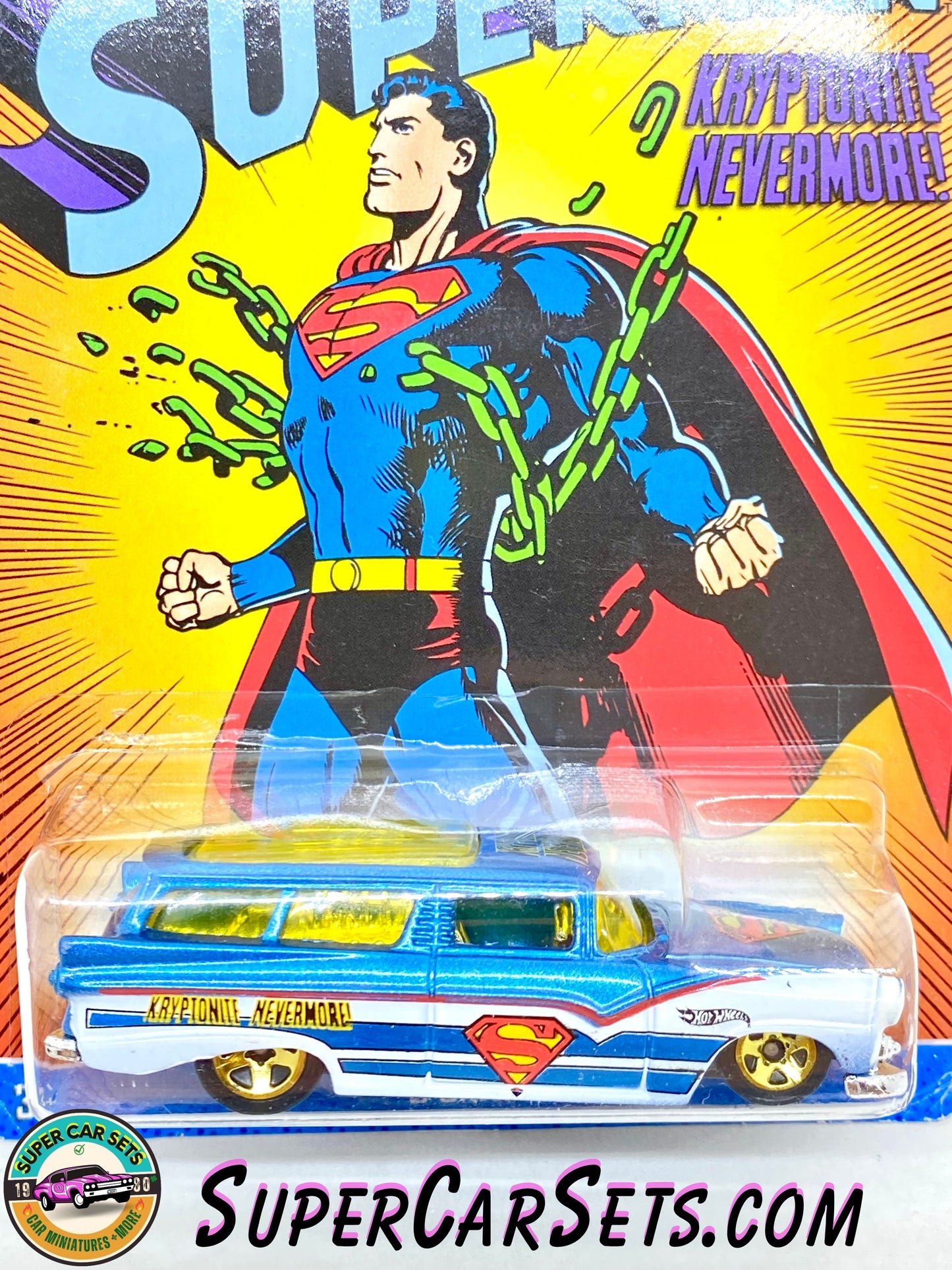 Hot Wheels - Superman series (4/6) - 8 Crate (“Kryptonite Nevermore!”) (card aged)