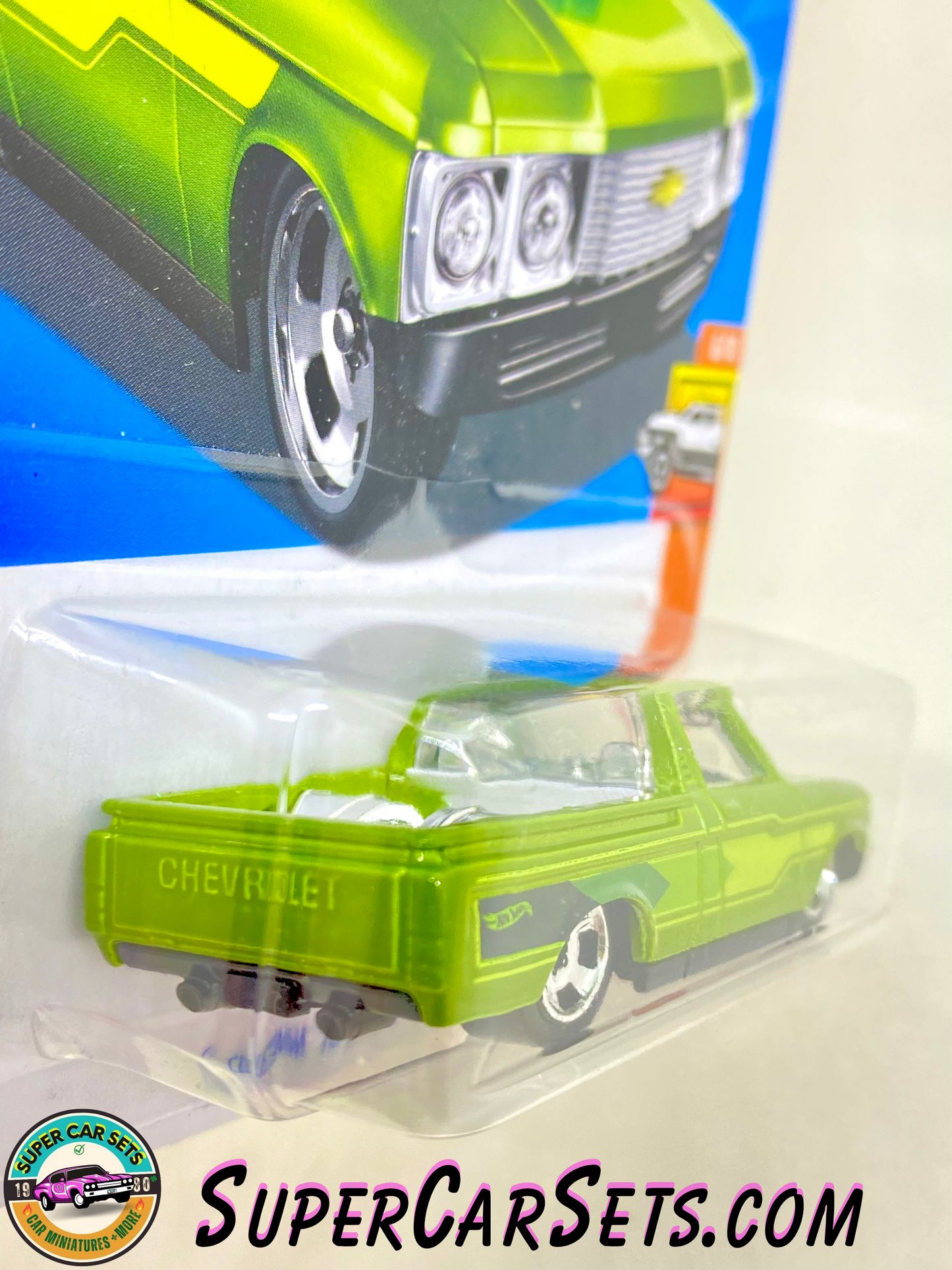 Custom ’72 Chevy Luv (green colour) - Hot Wheels HW Hot Trucks - 2024 (6/10) (118/250)