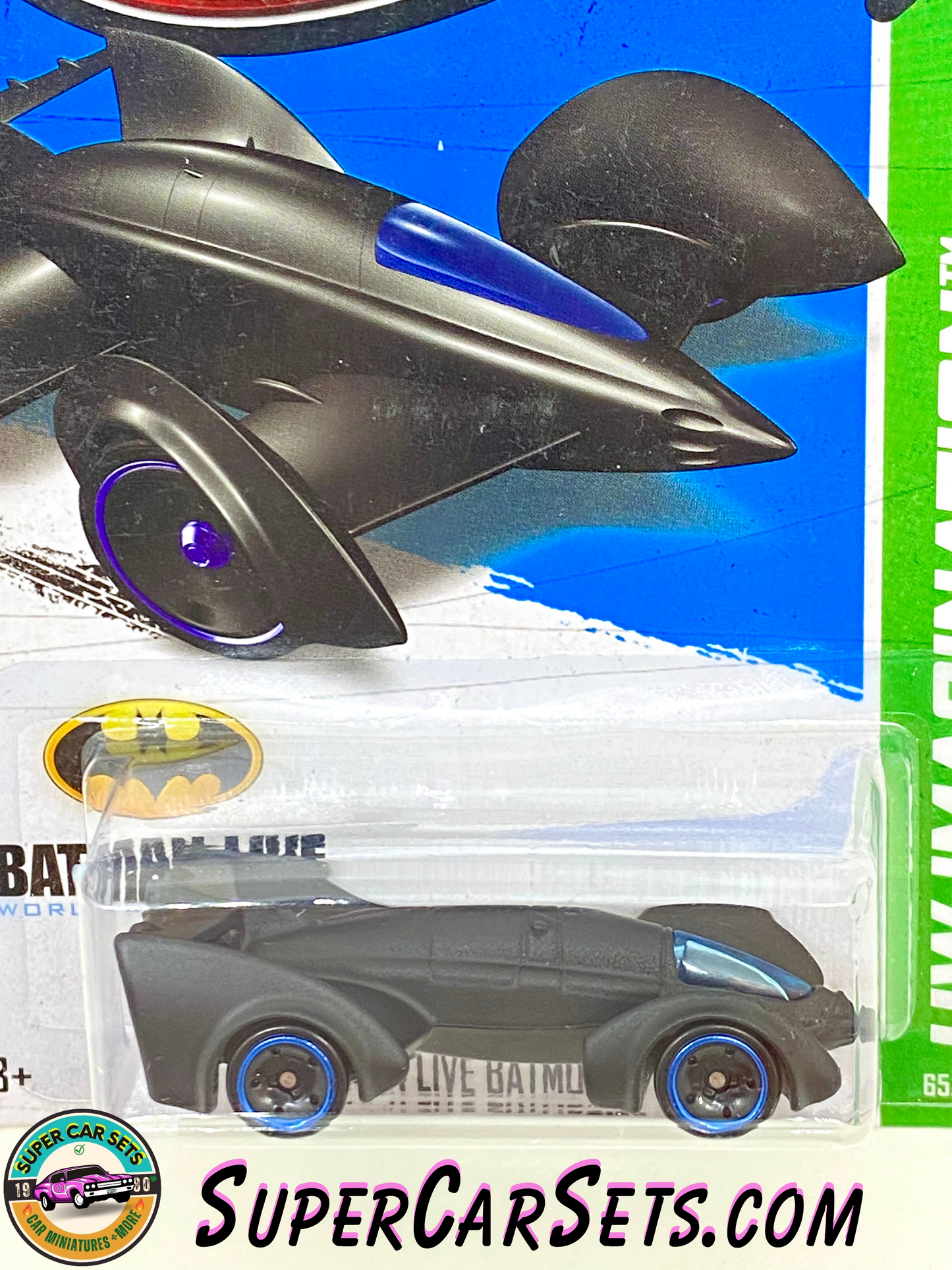 Hot Wheels (VINTAGE) HW Imagination - 2013 (65/250) Batman Live Batmobile (card slightly damaged)