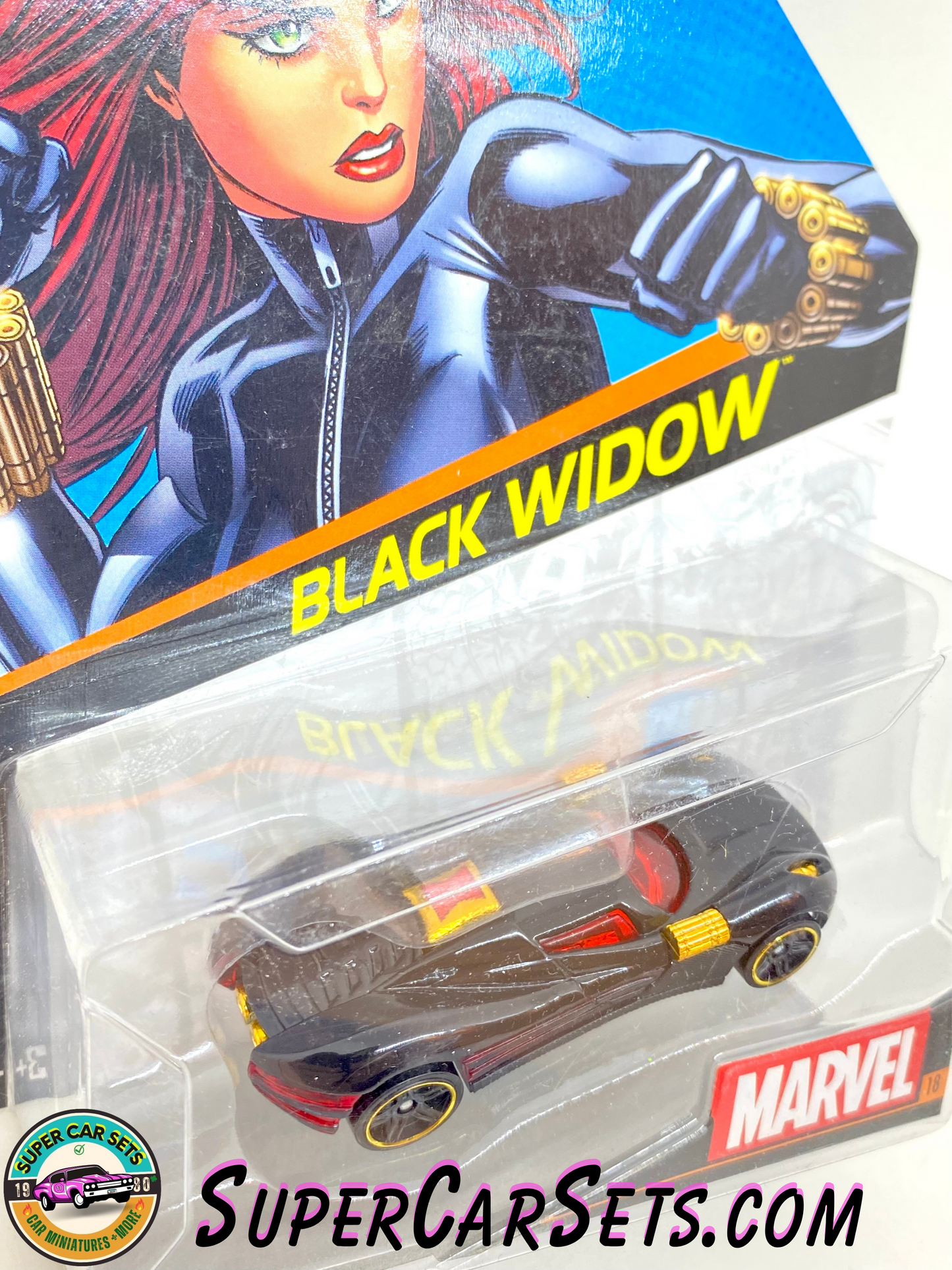 Marvel (#18) Black Widow - Hot Wheels