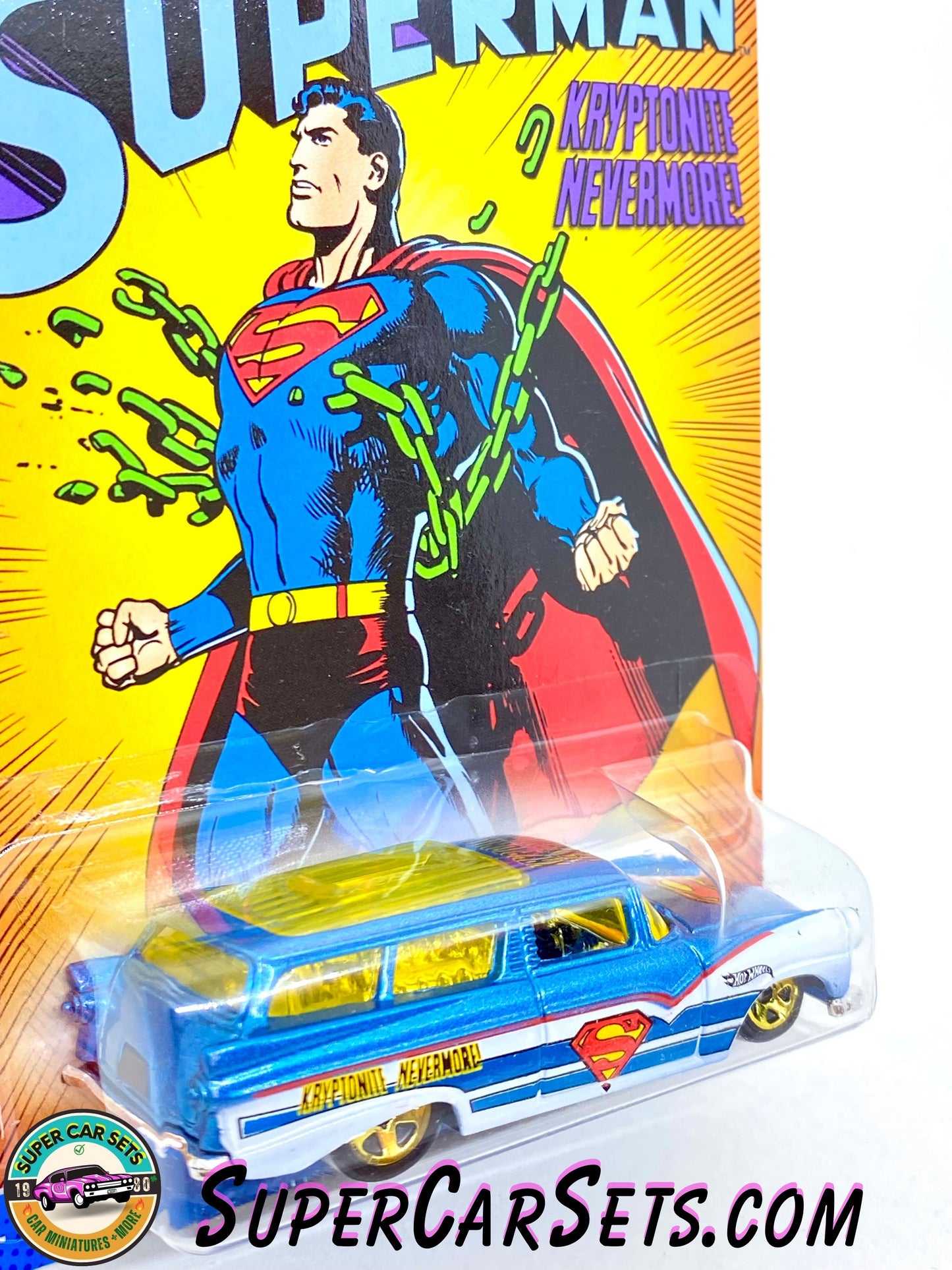 Hot Wheels - Superman series (4/6) - 8 Crate (“Kryptonite Nevermore!”) (card aged)