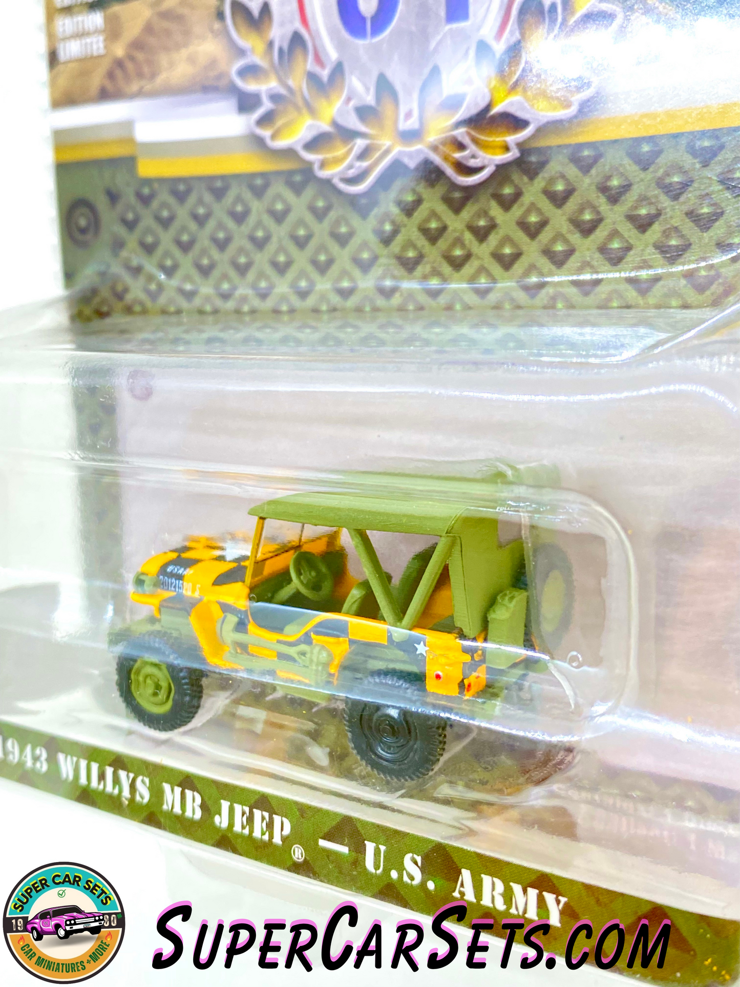 1943 Willys MB Jeep - U.S. Army - Greenlight Battalion 64 Series 1