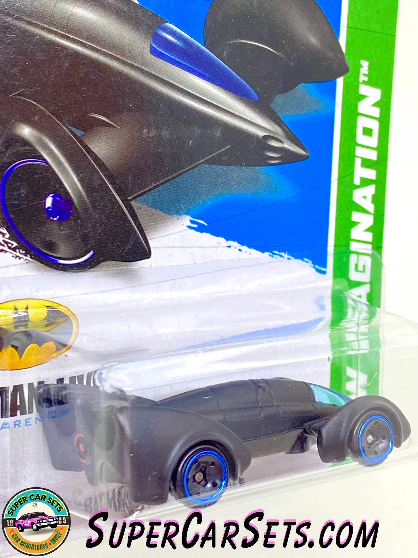 Hot Wheels (VINTAGE) HW Imagination - 2013 (65/250) Batman Live Batmobile (card slightly damaged)