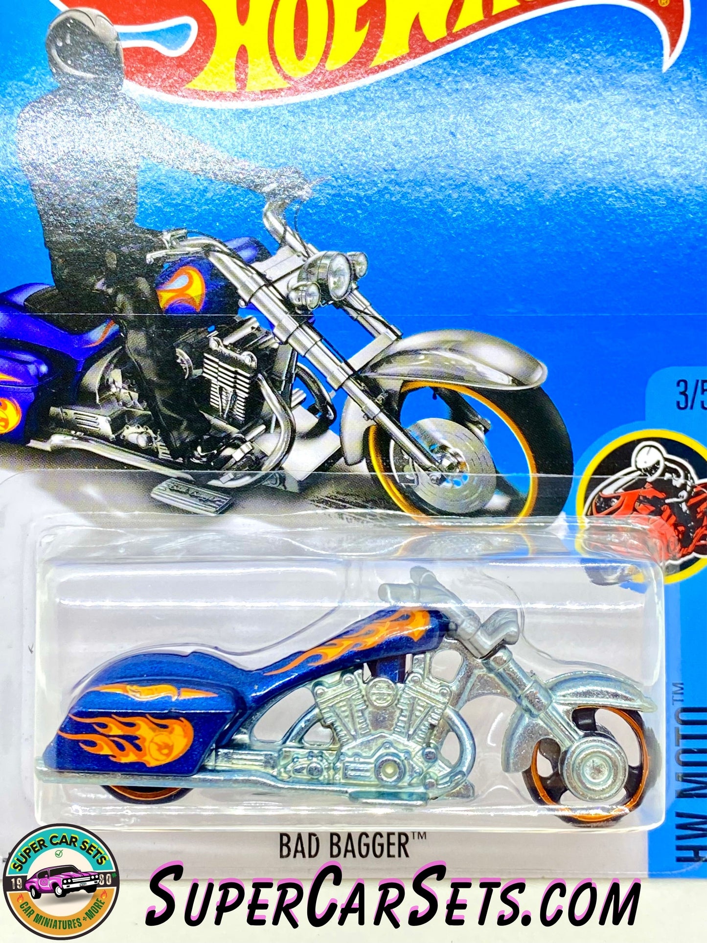 Bad Bagger (TREASURE HUNT) - Hot Wheels HW Moto - 2016 (3/5)