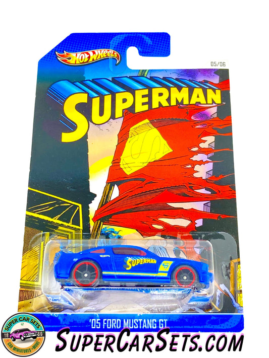 Hot Wheels - Superman series (5/6) - ’05 Ford Mustang GT (“Superman”) (card aged)