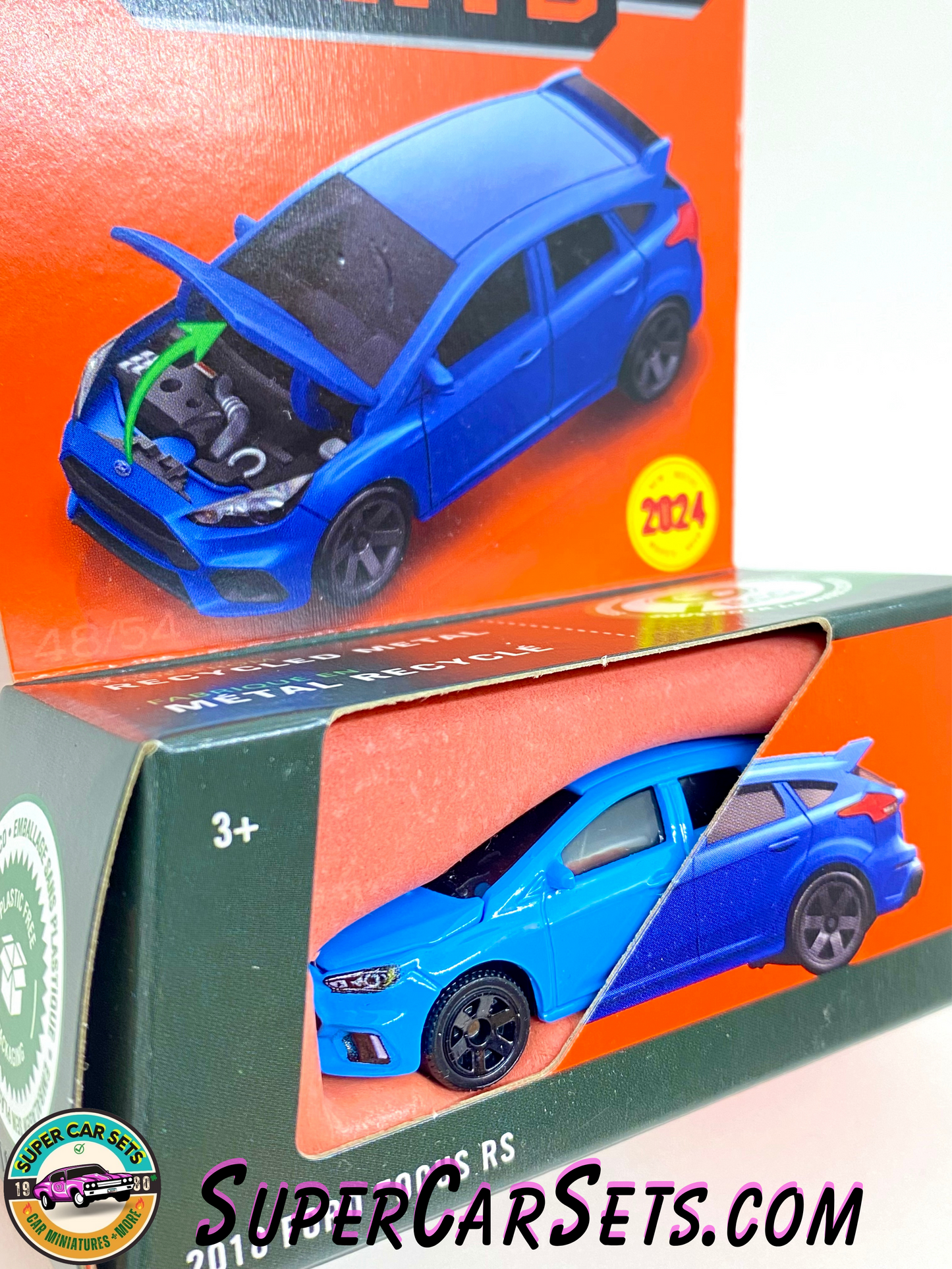 2018 Ford Focus RS (blue colour) - Matchbox Moving Parts