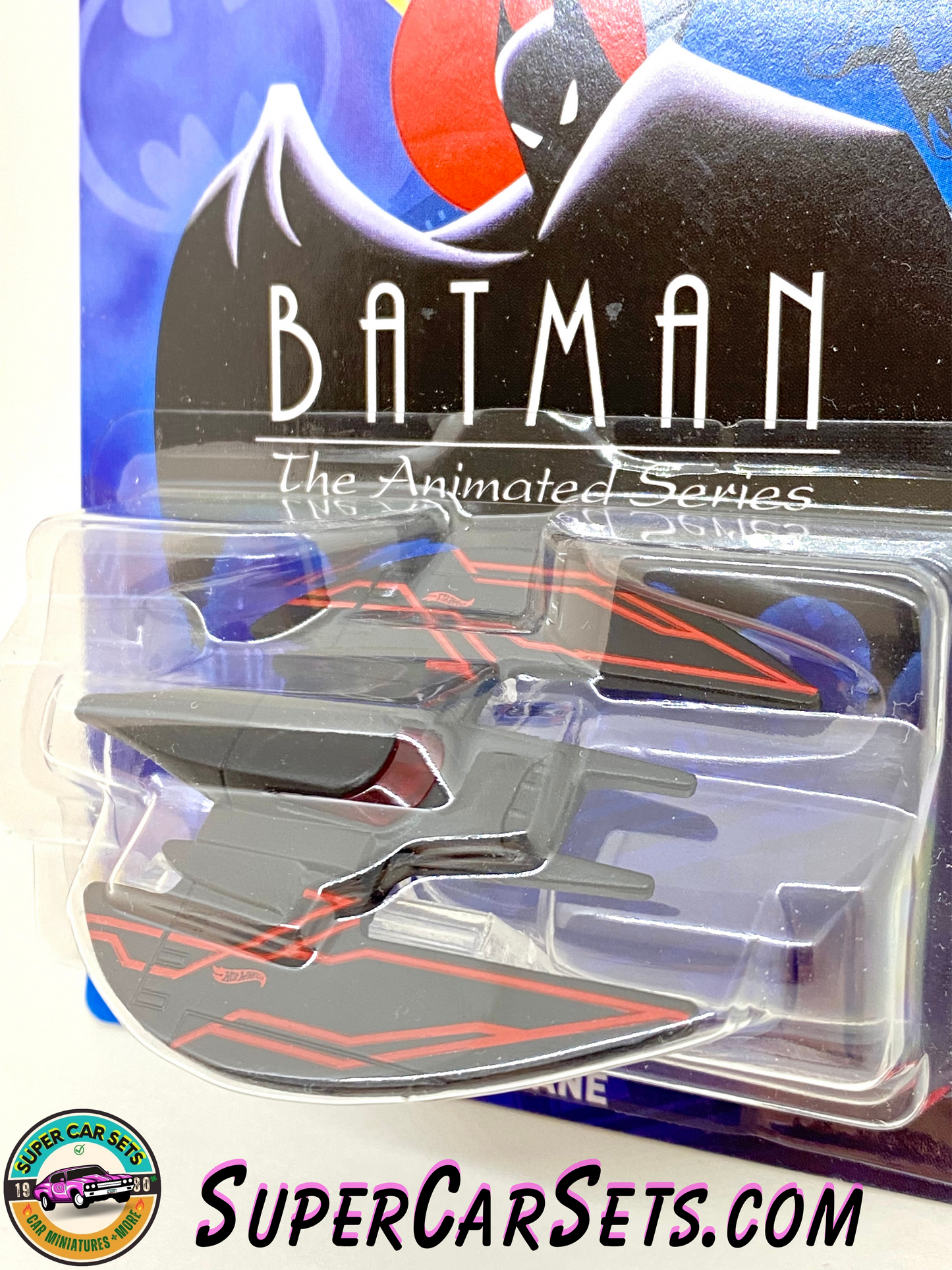 Hot Wheels - DC - Batman - (8/20) - Batplane (with stand)