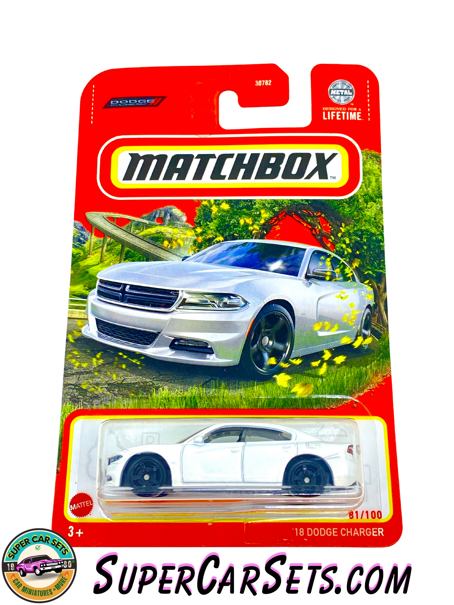 18 Dodge Charger (white colour) (81/100) - Matchbox