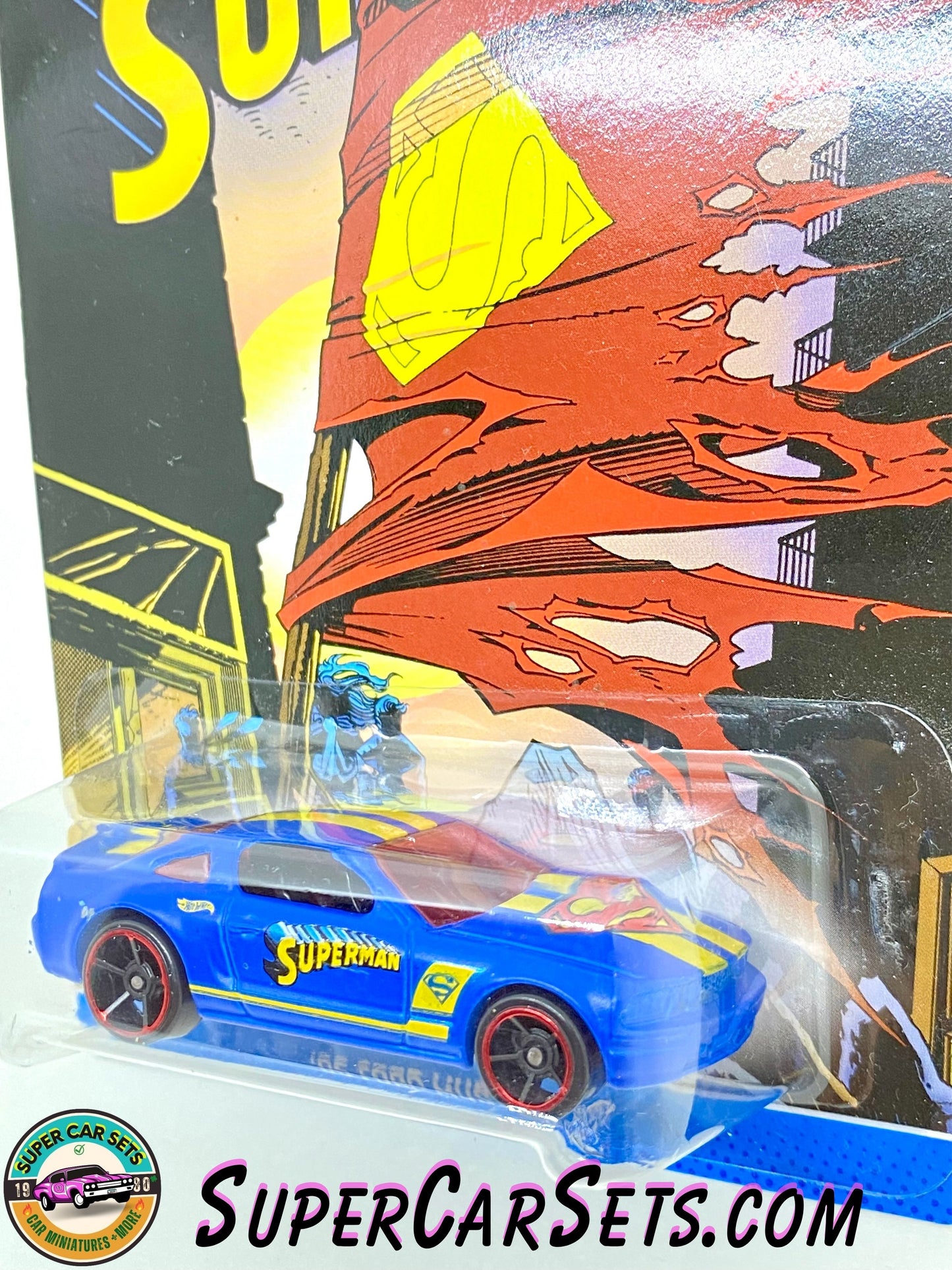 Hot Wheels - Superman series (5/6) - ’05 Ford Mustang GT (“Superman”) (card aged)