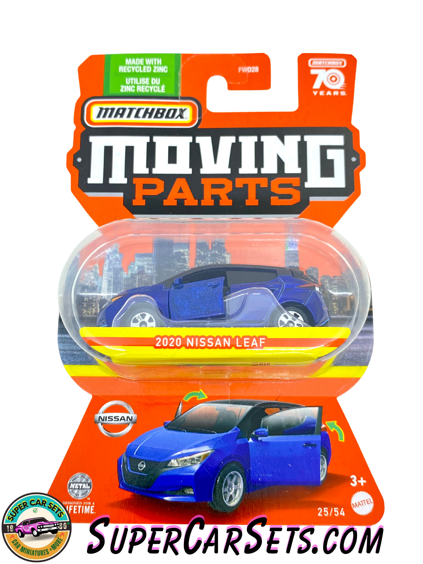 2020 Nissan Leaf (blue colour) - Matchbox Moving Parts (25/54)