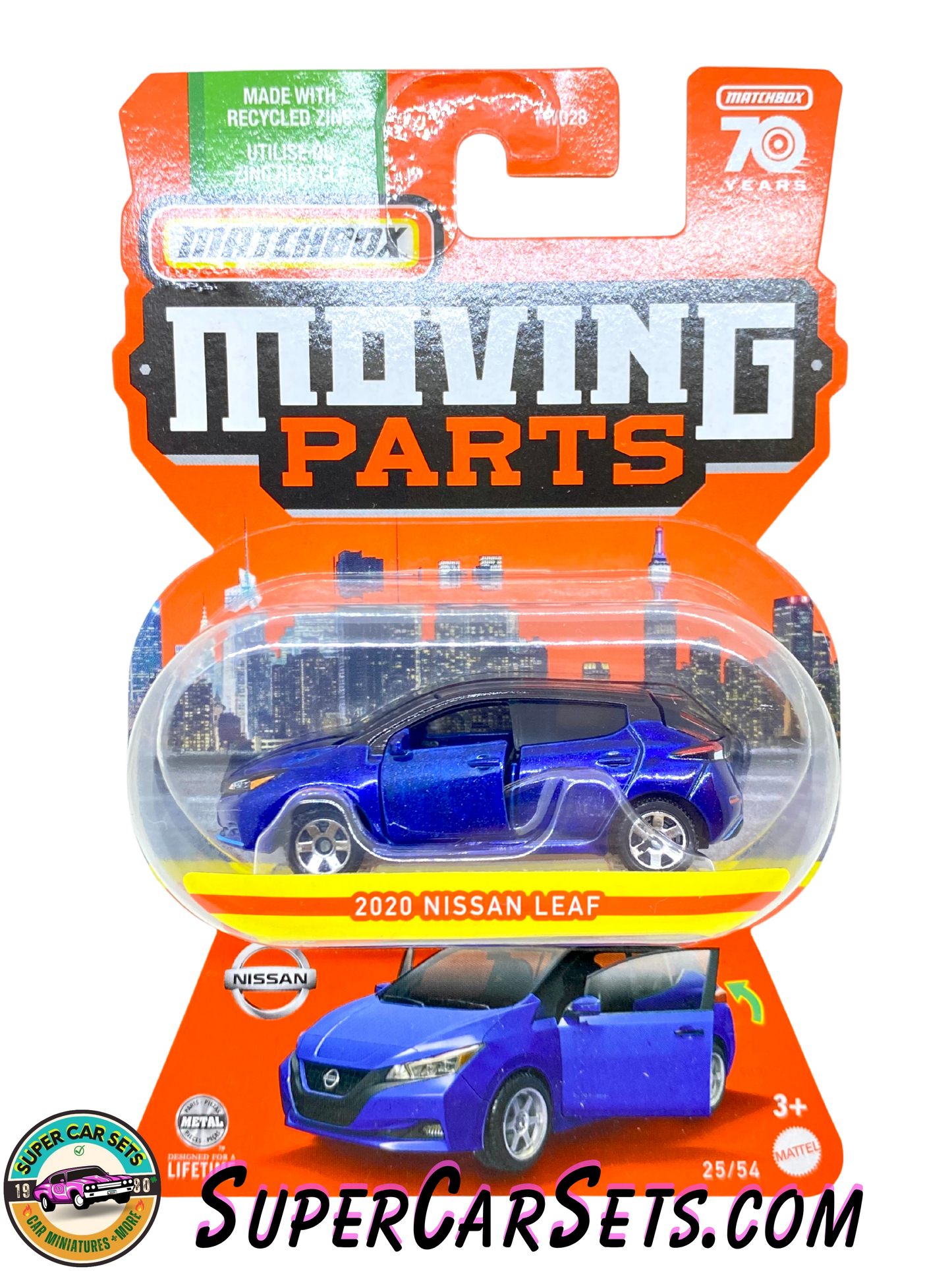 2020 Nissan Leaf (blue colour) - Matchbox Moving Parts (25/54)